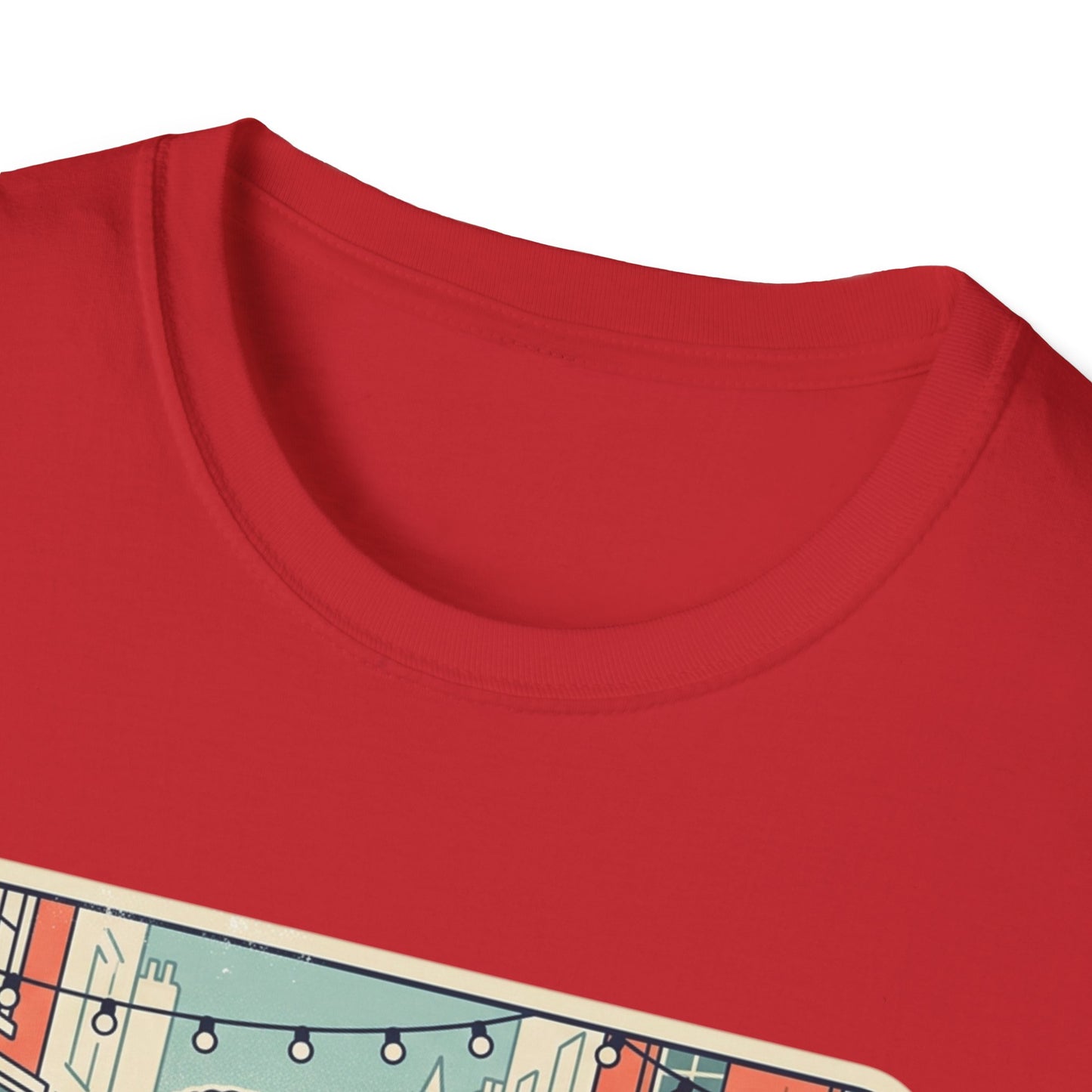 Flower Market Date — London T-Shirt — Retro Couple Floral Market Graphic Tee