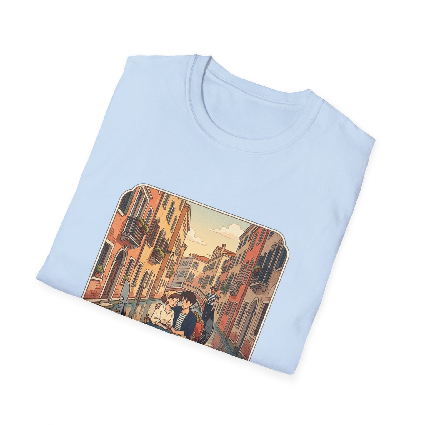 T-Shirt — Love in Venice Gondola Romantic Travel Tee