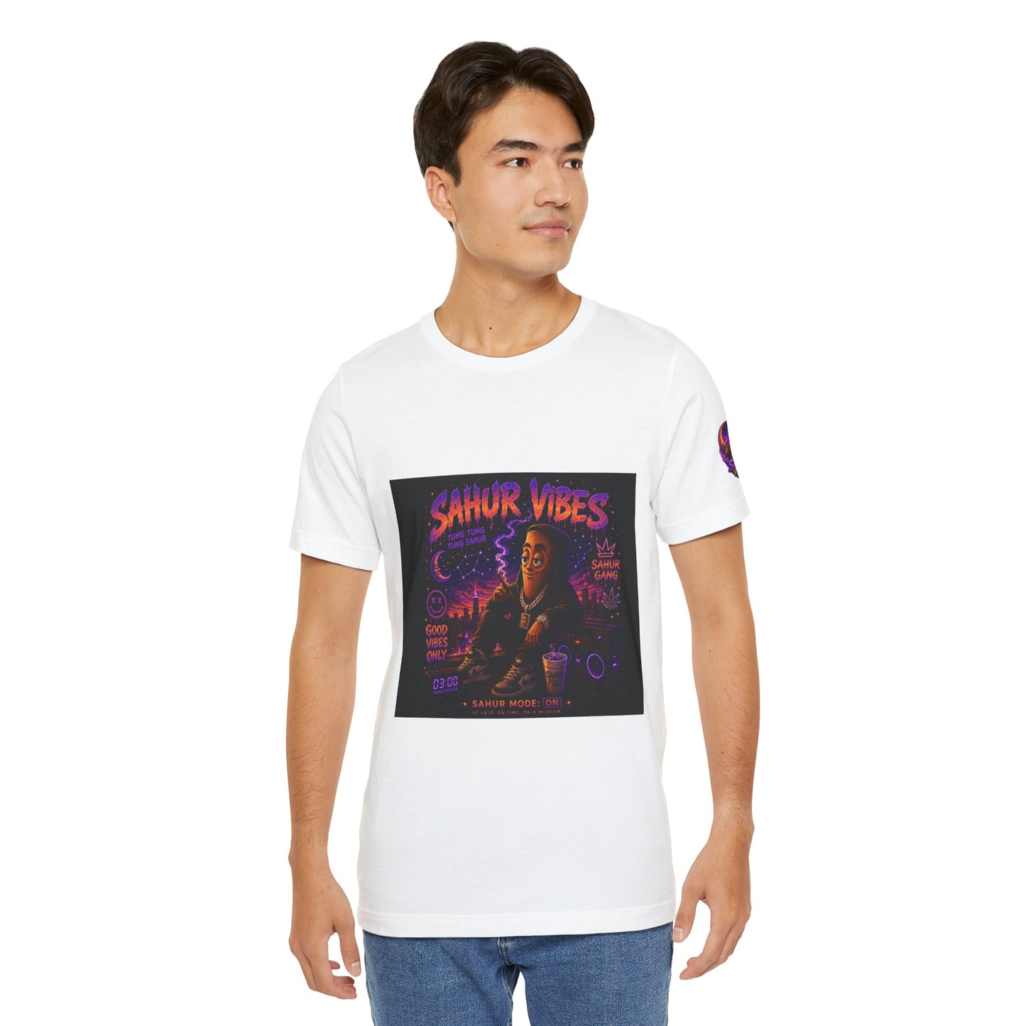 Tung Tung Tung Sahur SOLO Night Smoke DOLO Tee — Urban Chill Cartoon Design