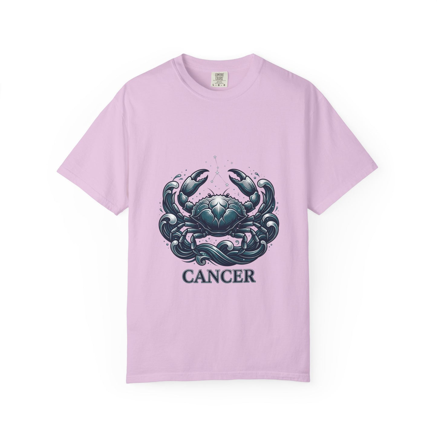 Cancer Zodiac T-Shirt — Stylized Crab Astrological Tee