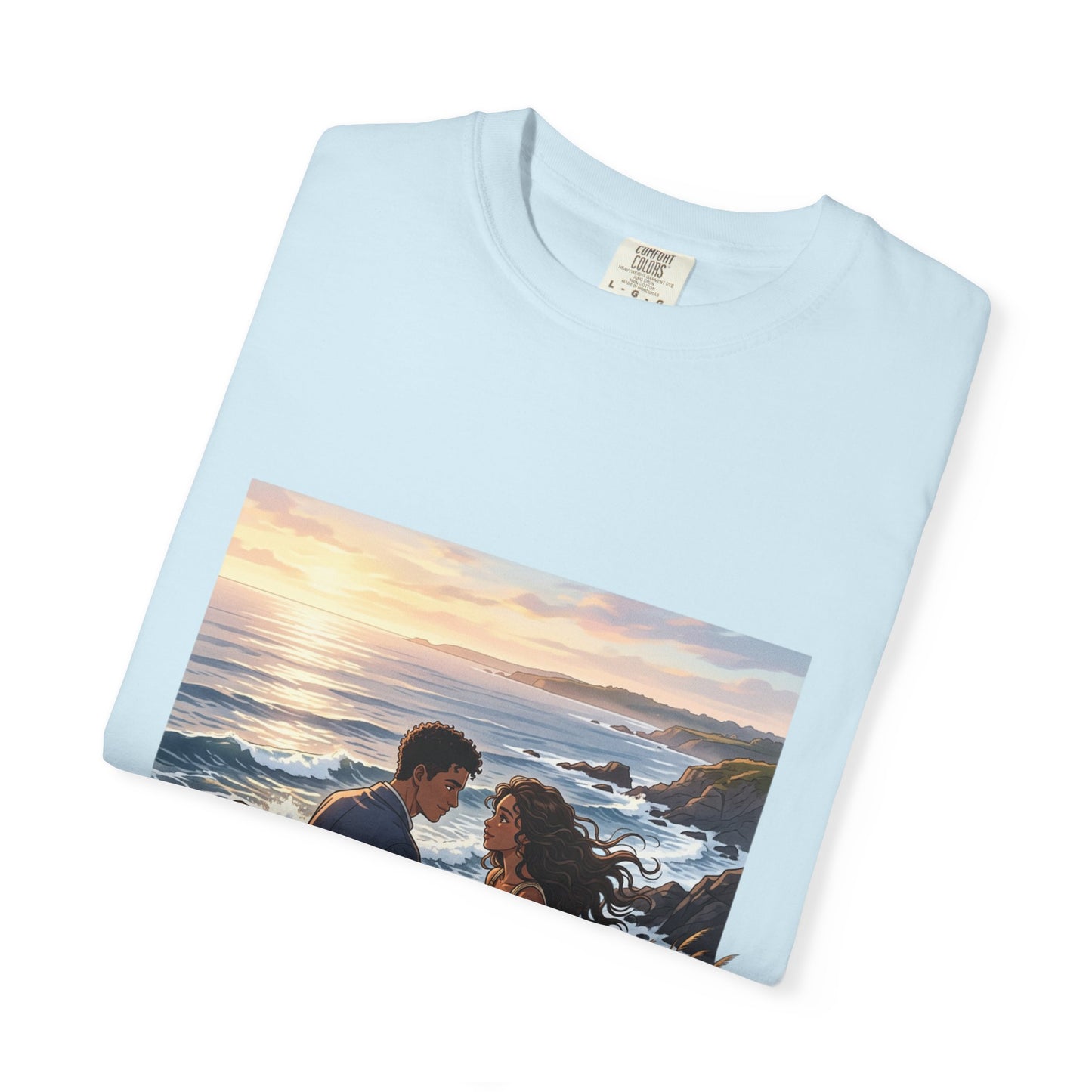 Romantic Sunset Beach Couple T-Shirt