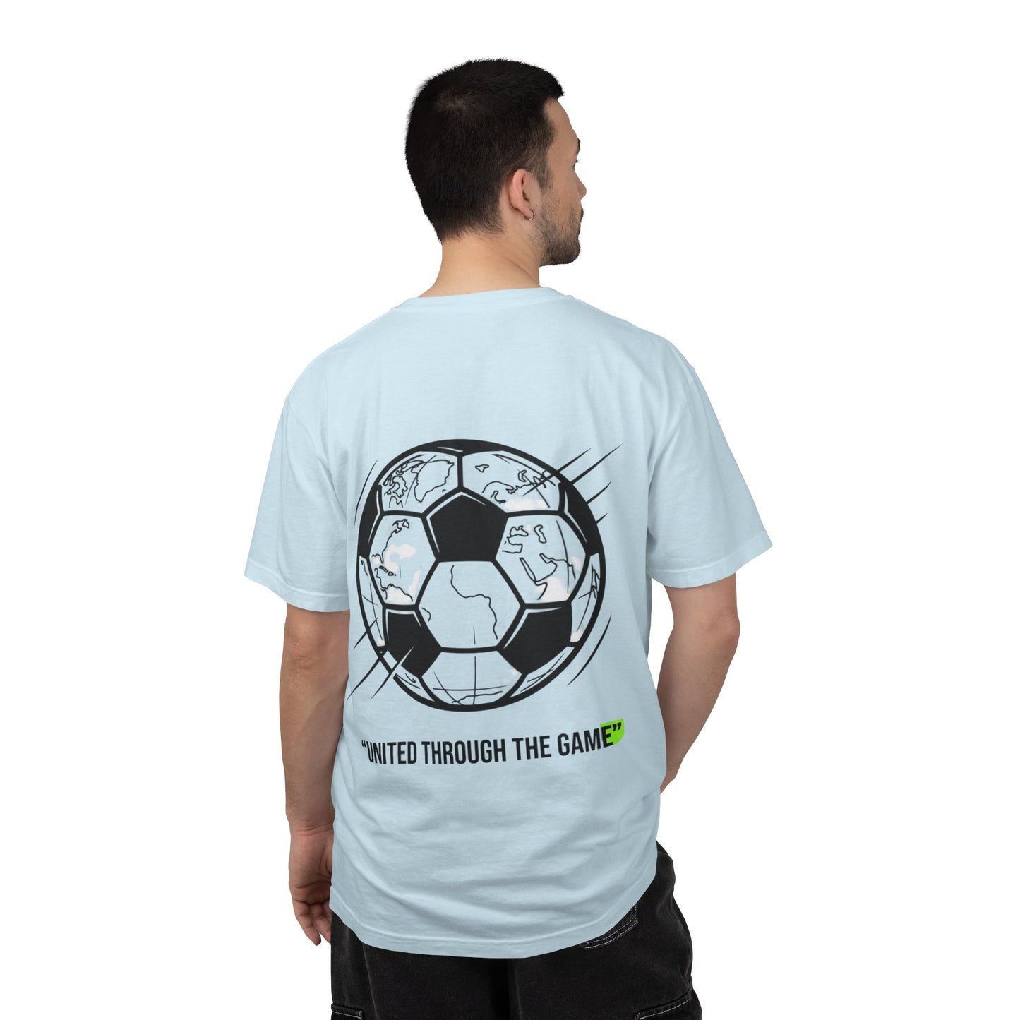 Soccer Unity T-Shirt — "United Through the Game" Graphic Tee