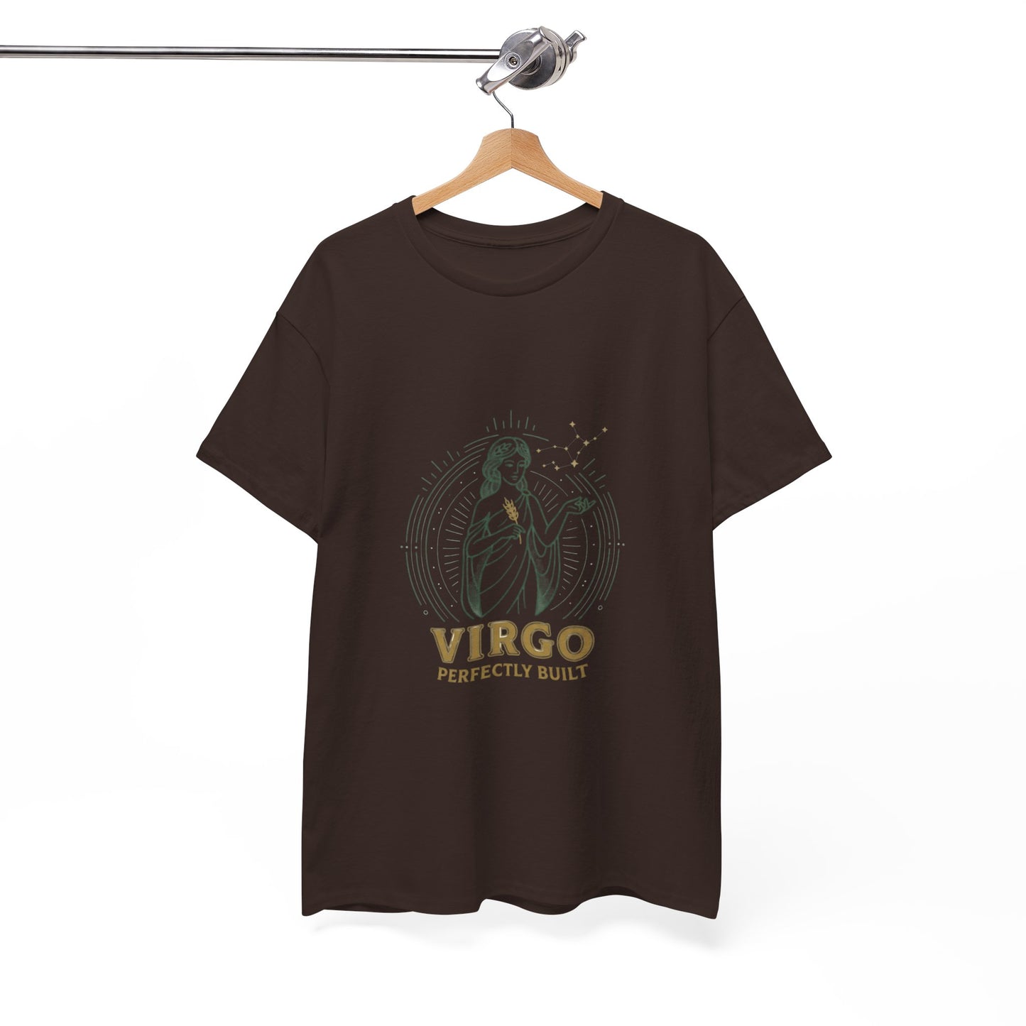 Virgo 'Perfectly Built' Zodiac T-Shirt — Astrology Graphic Tee