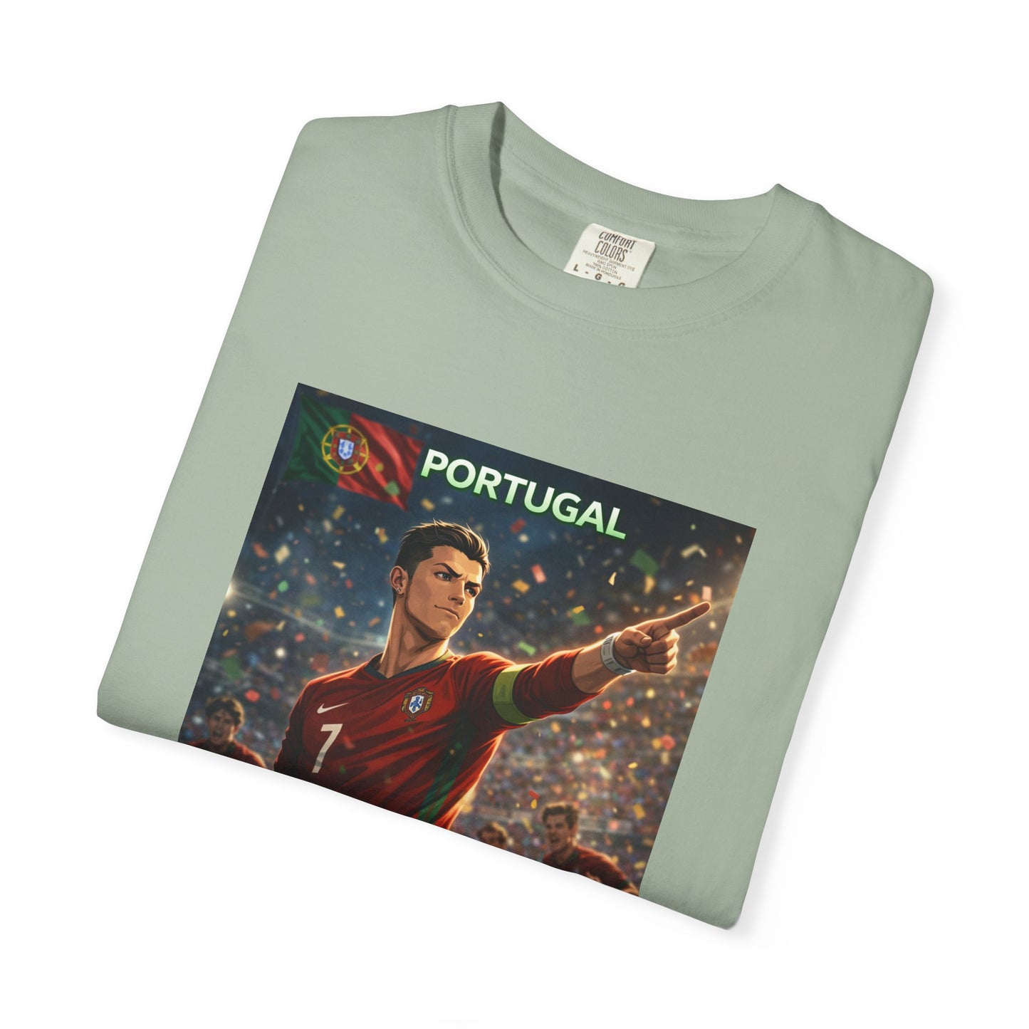 Portugal Soccer Poster T-Shirt — Cristiano Ronaldo Tribute Tee