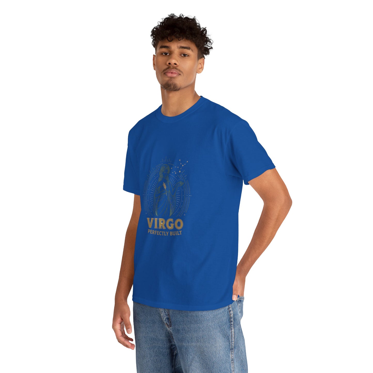 Virgo 'Perfectly Built' Zodiac T-Shirt — Astrology Graphic Tee