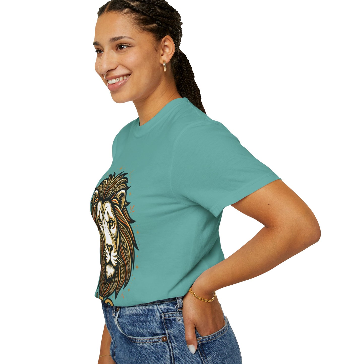 Leo Zodiac Lion T-Shirt — Bold Astrology Graphic Tee