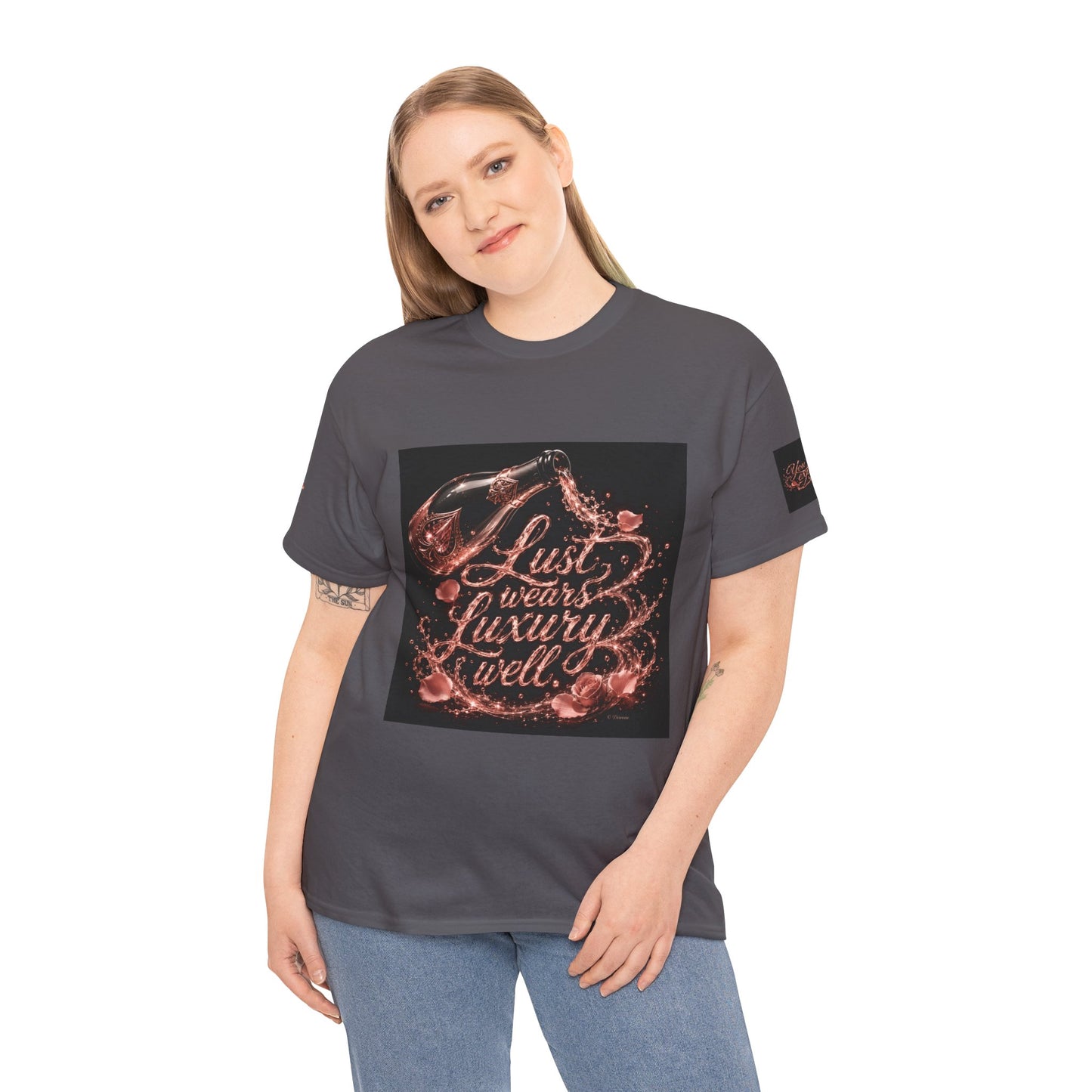 Lust Treats Luxury Well T-Shirt – Vintage Script Graphic Tee
