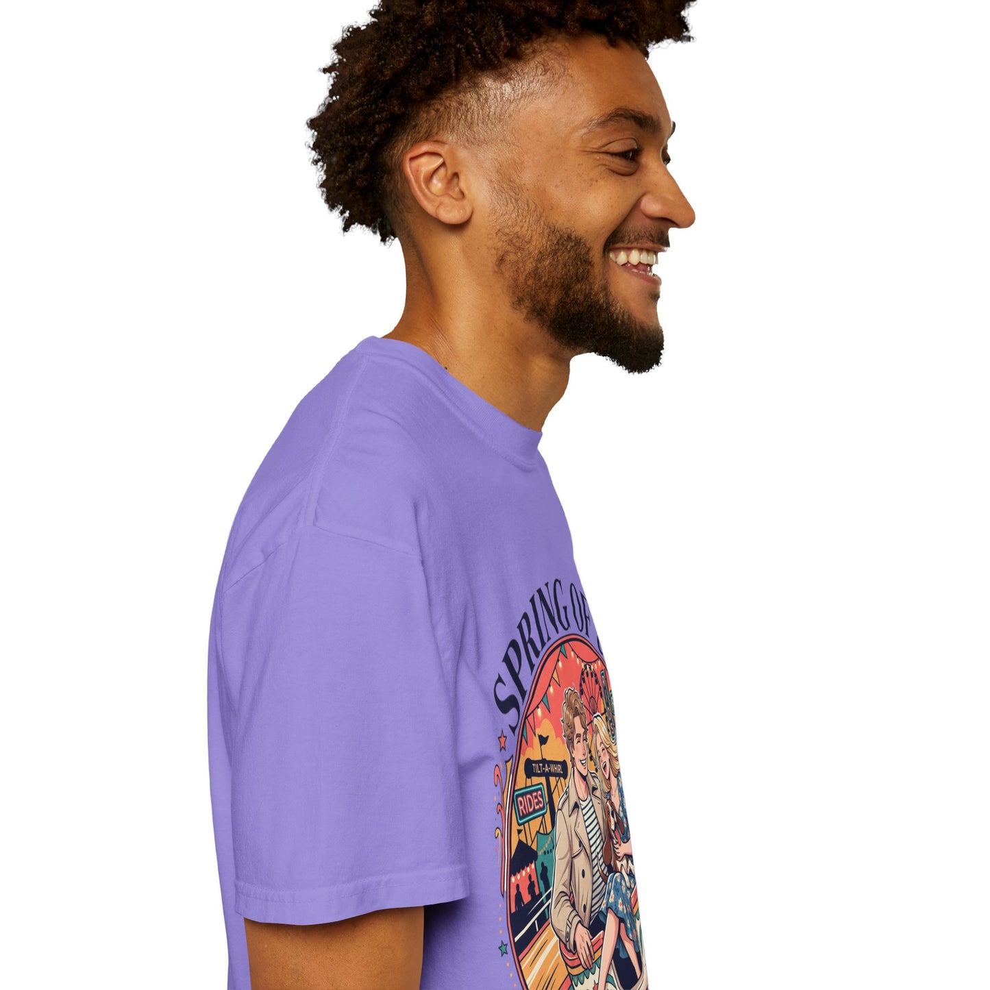 Spring of Us T-Shirt — Retro Carnival Couple Tee (Spring Festival Concert)
