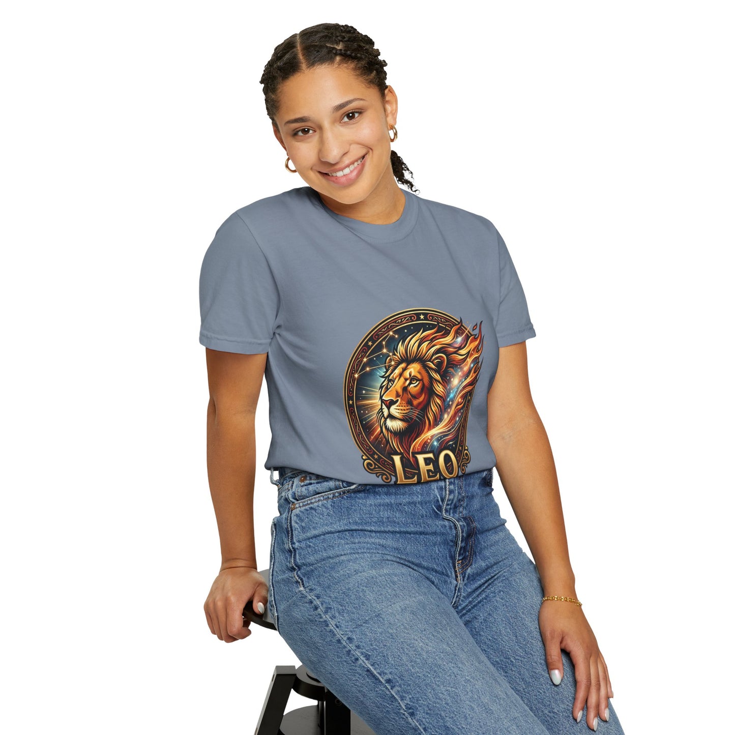 Leo 'Born to Lead' T-Shirt — Bold Zodiac Lion Graphic Tee