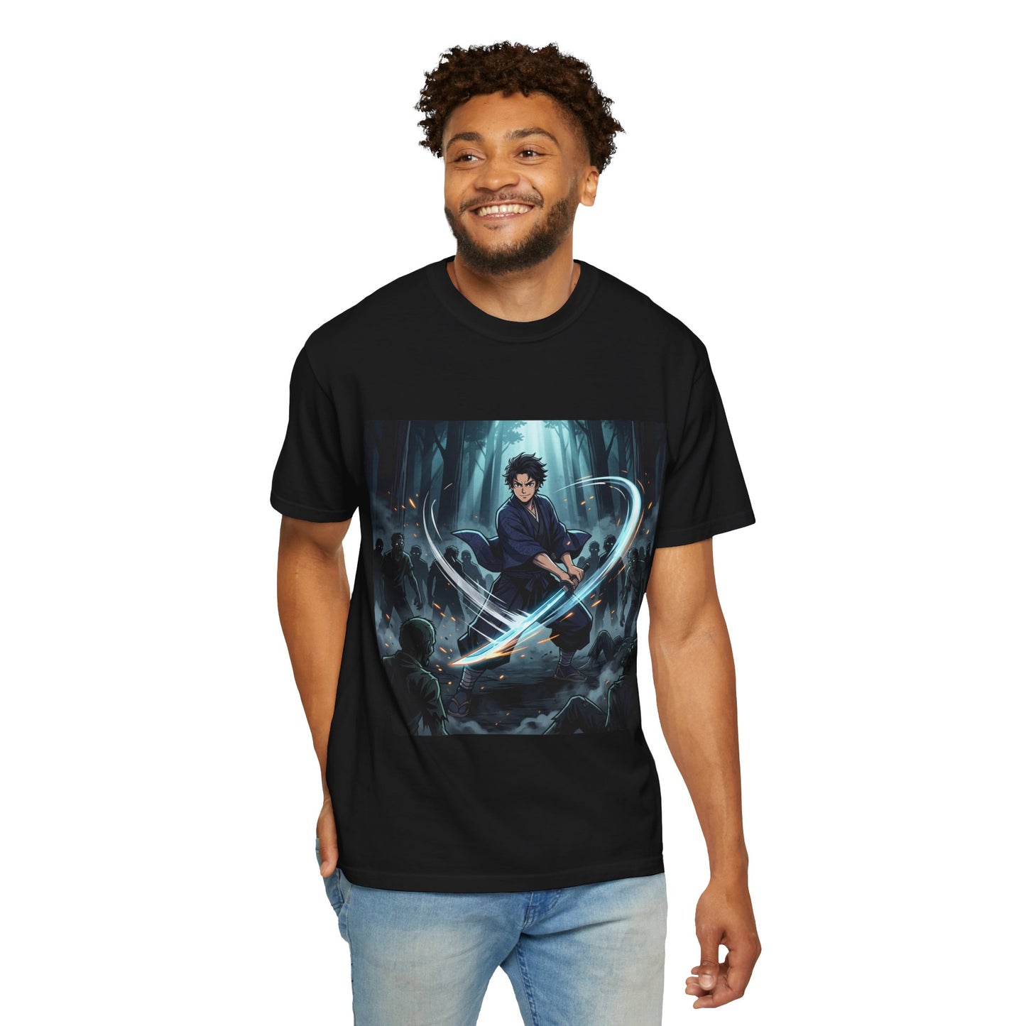 Mage Battlemage T‑Shirt — Fantasy Wizard Magic Sword Illustration Tee
