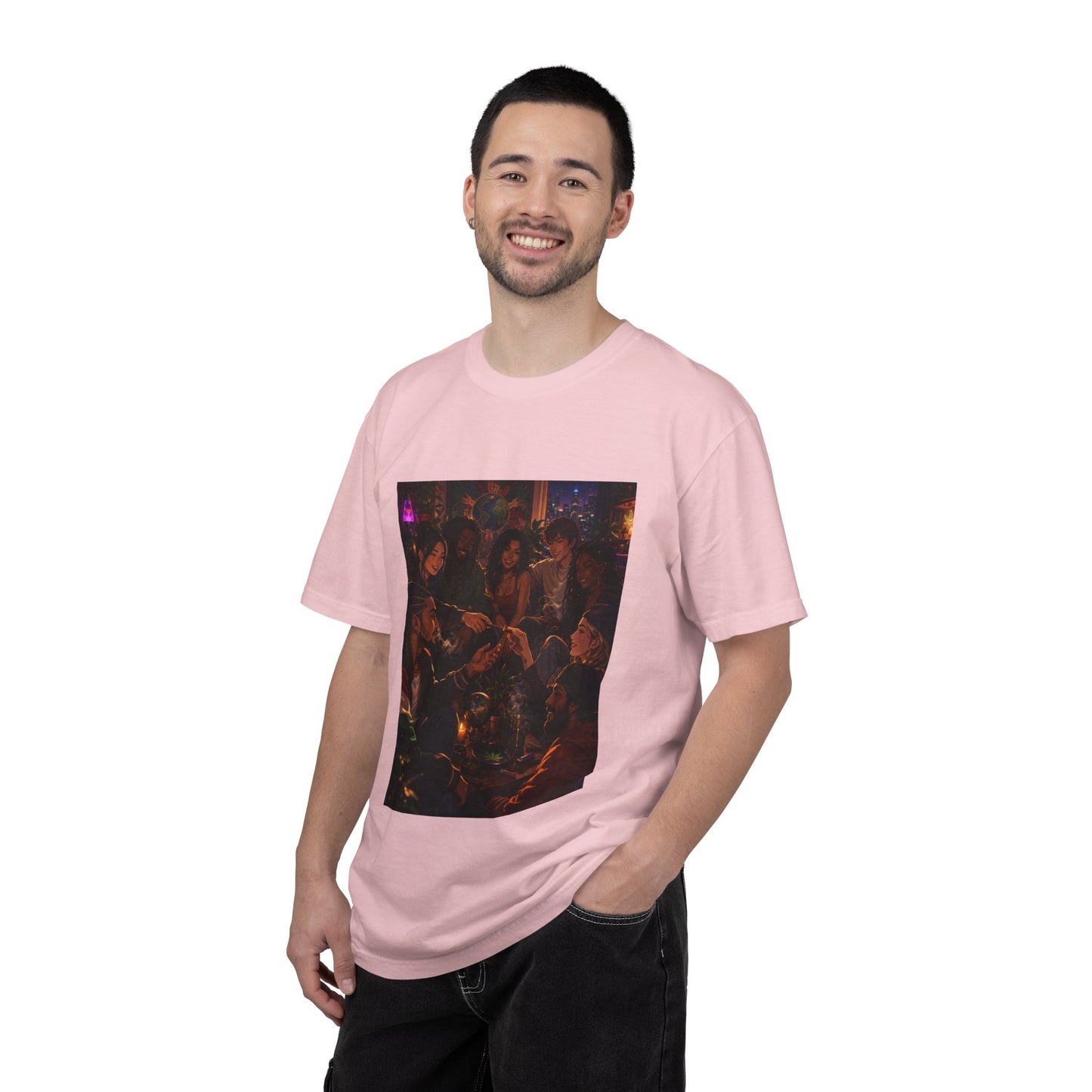 OUR MEMORIES - Vintage Night Party Scene T-Shirt