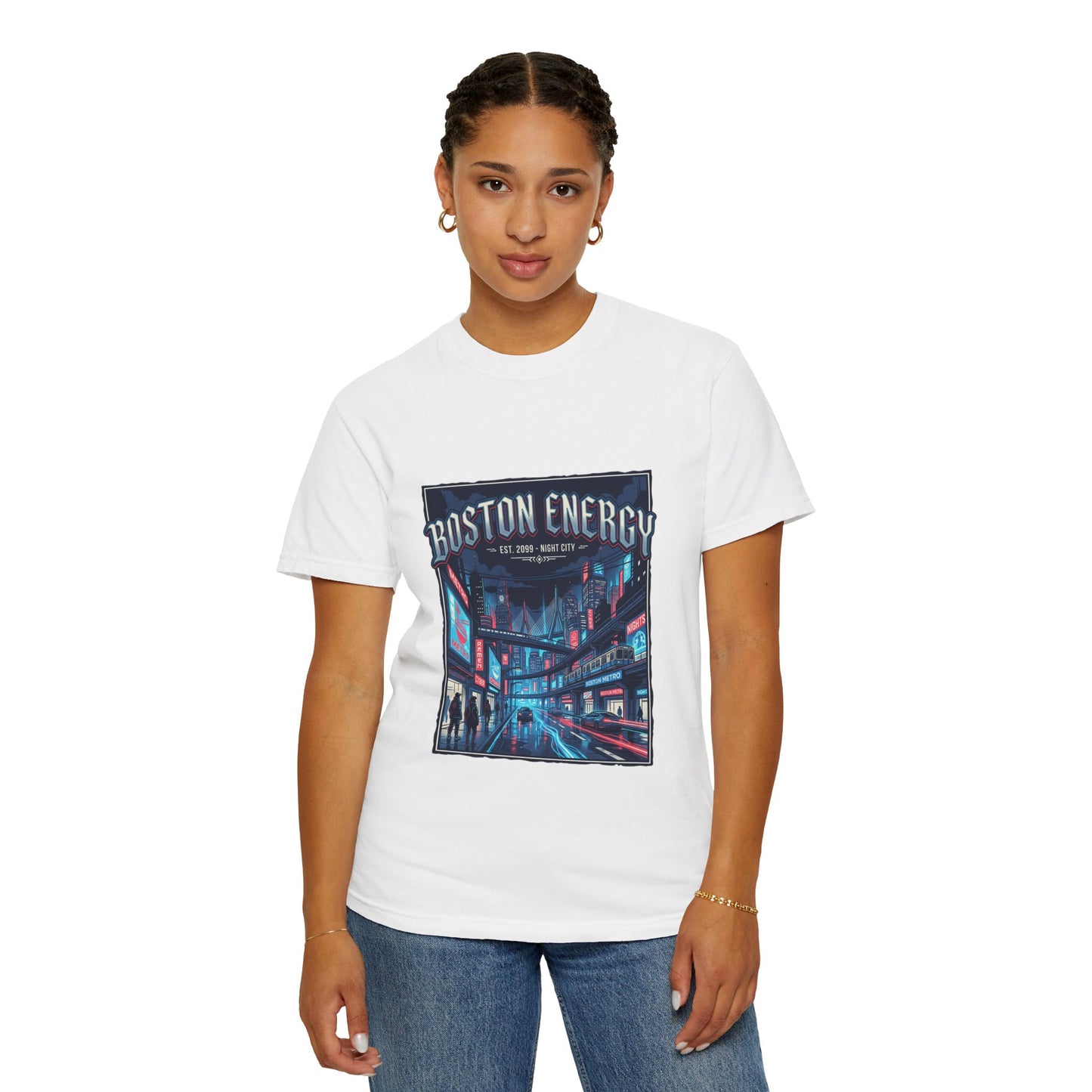 Boston Energy Graphic T-Shirt — Neon City Streetwear