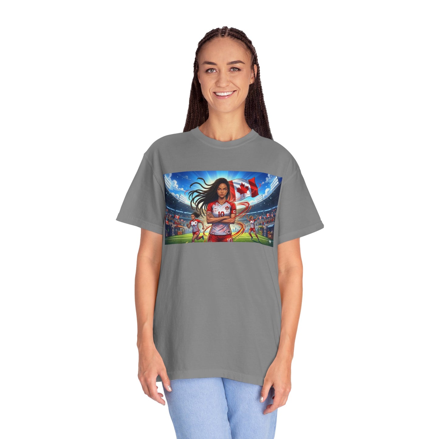 Soccer Star Canada T-Shirt — Women’s Team Jersey Graphic