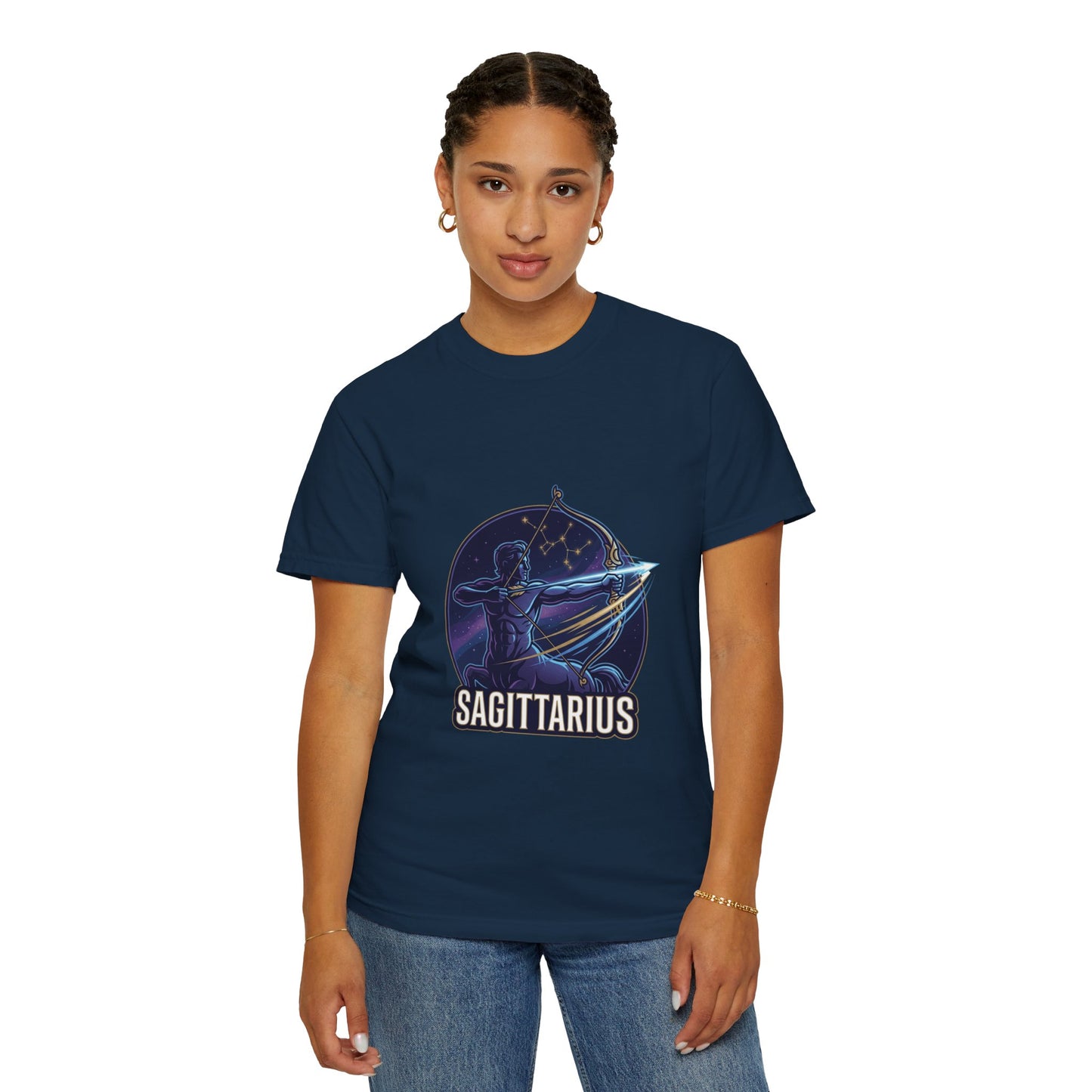 Sagittarius Archer Zodiac T‑Shirt — Astrology Constellation Graphic Tee