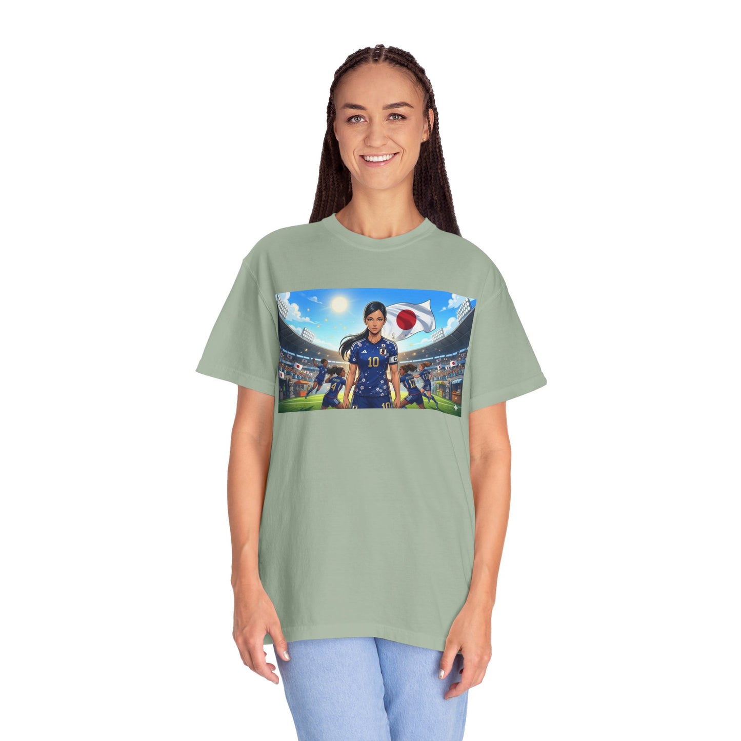 Soccer Player Japan T-Shirt — Japan Flag Soccer Fan Tee