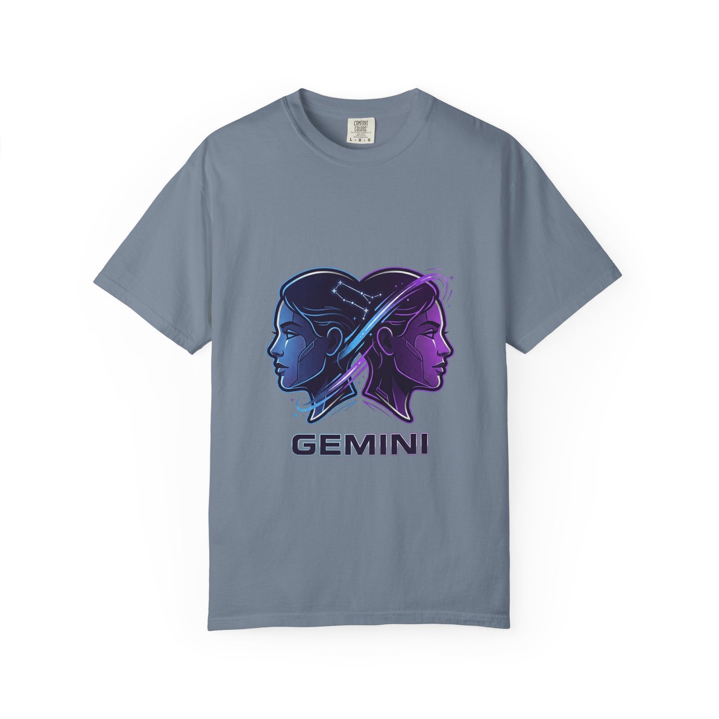 Gemini Zodiac T‑Shirt — Dual Faces Astrology Tee