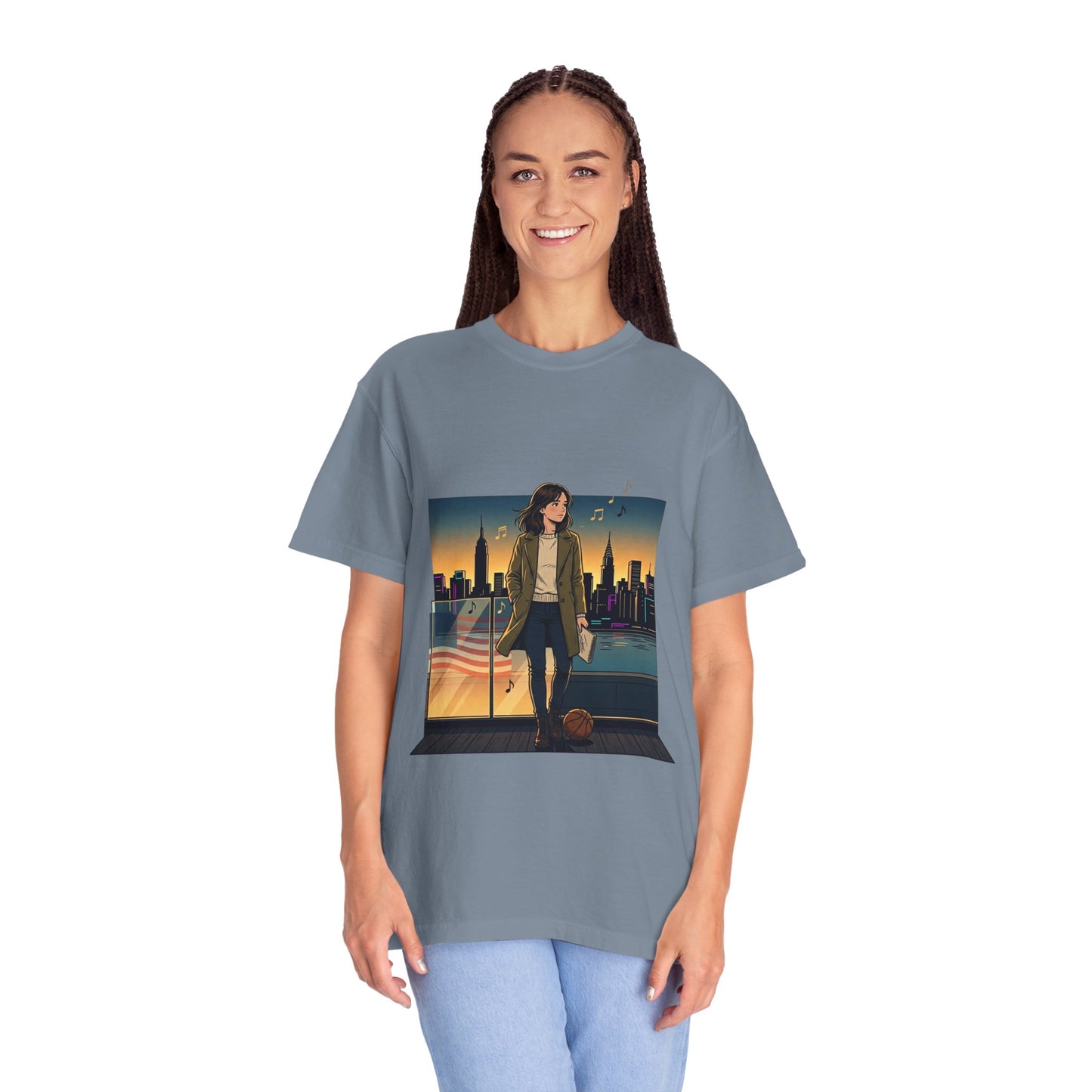 GLOBAL ENERGY: HER CITY, HER STORY— City Sunset Graphic T-Shirt