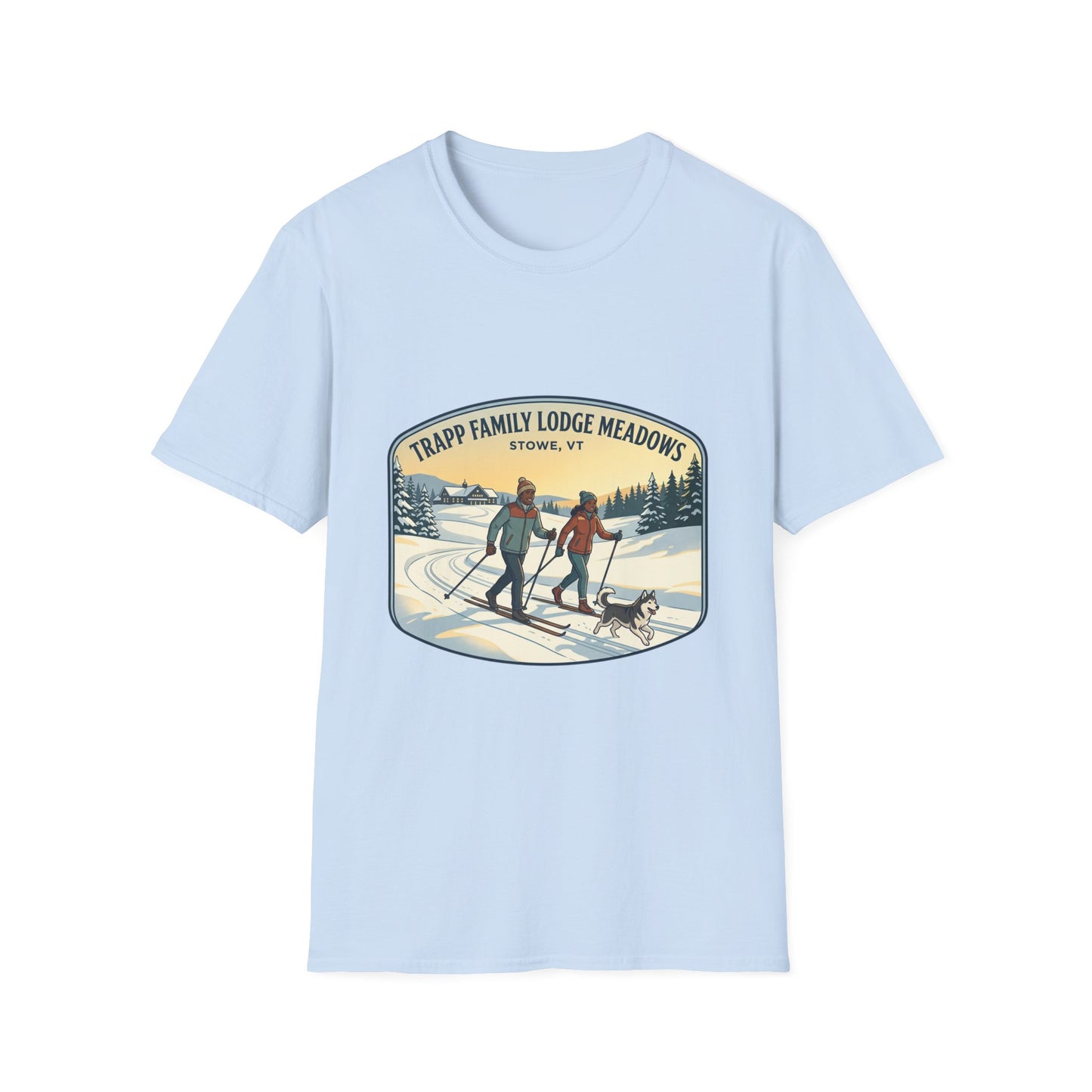 Trapp Family Lodge Meadows Skiing T-Shirt