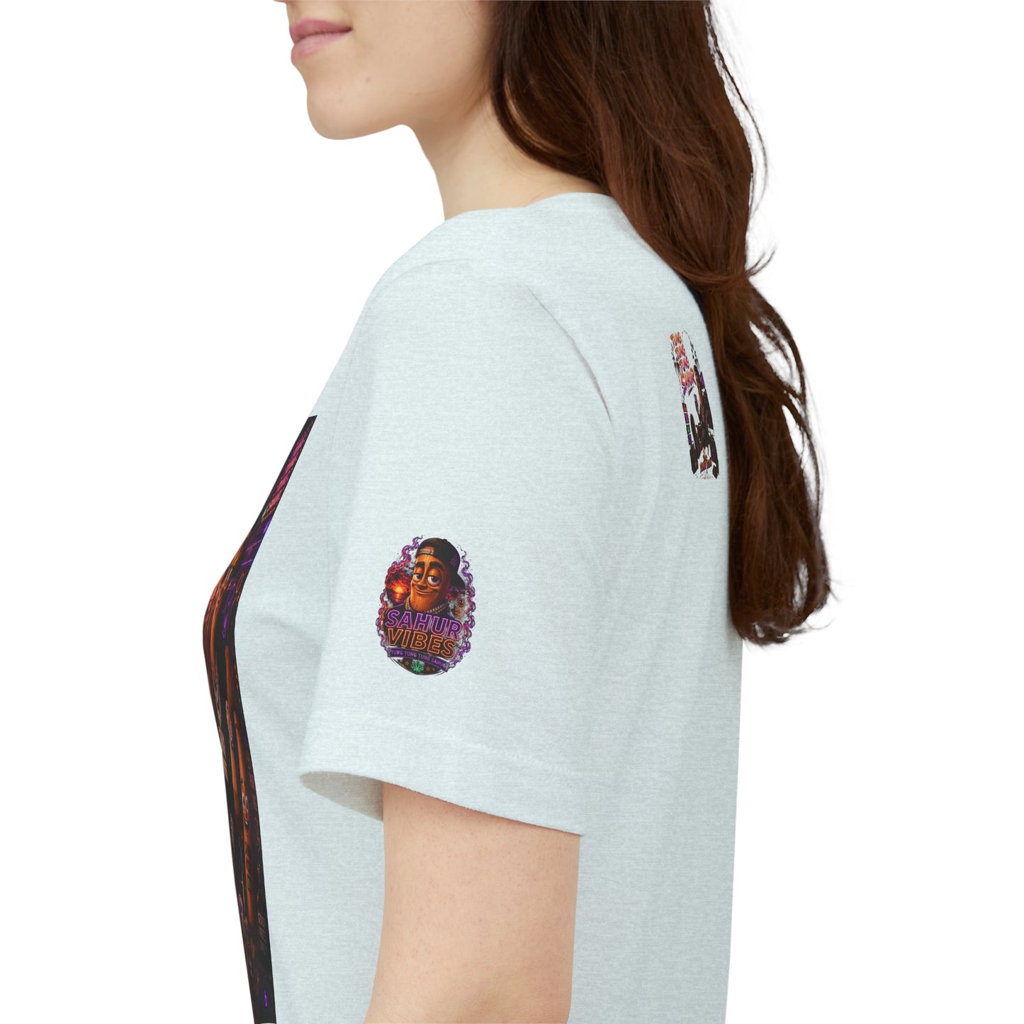 Tung Tung Tung Sahur Laid-Back Nightlife Graphic Tee — "Things Take Time" Urban Cartoon Design
