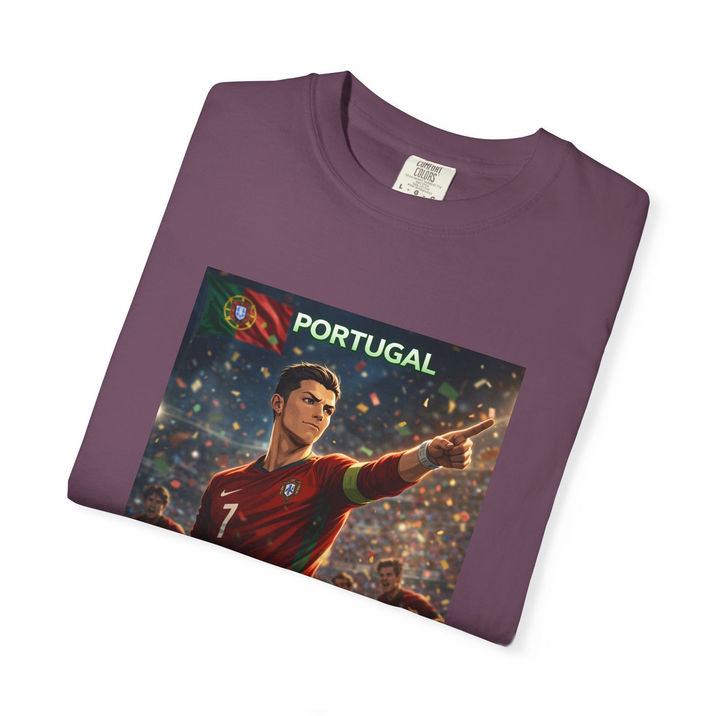 Portugal Soccer Poster T-Shirt — Cristiano Ronaldo Tribute Tee