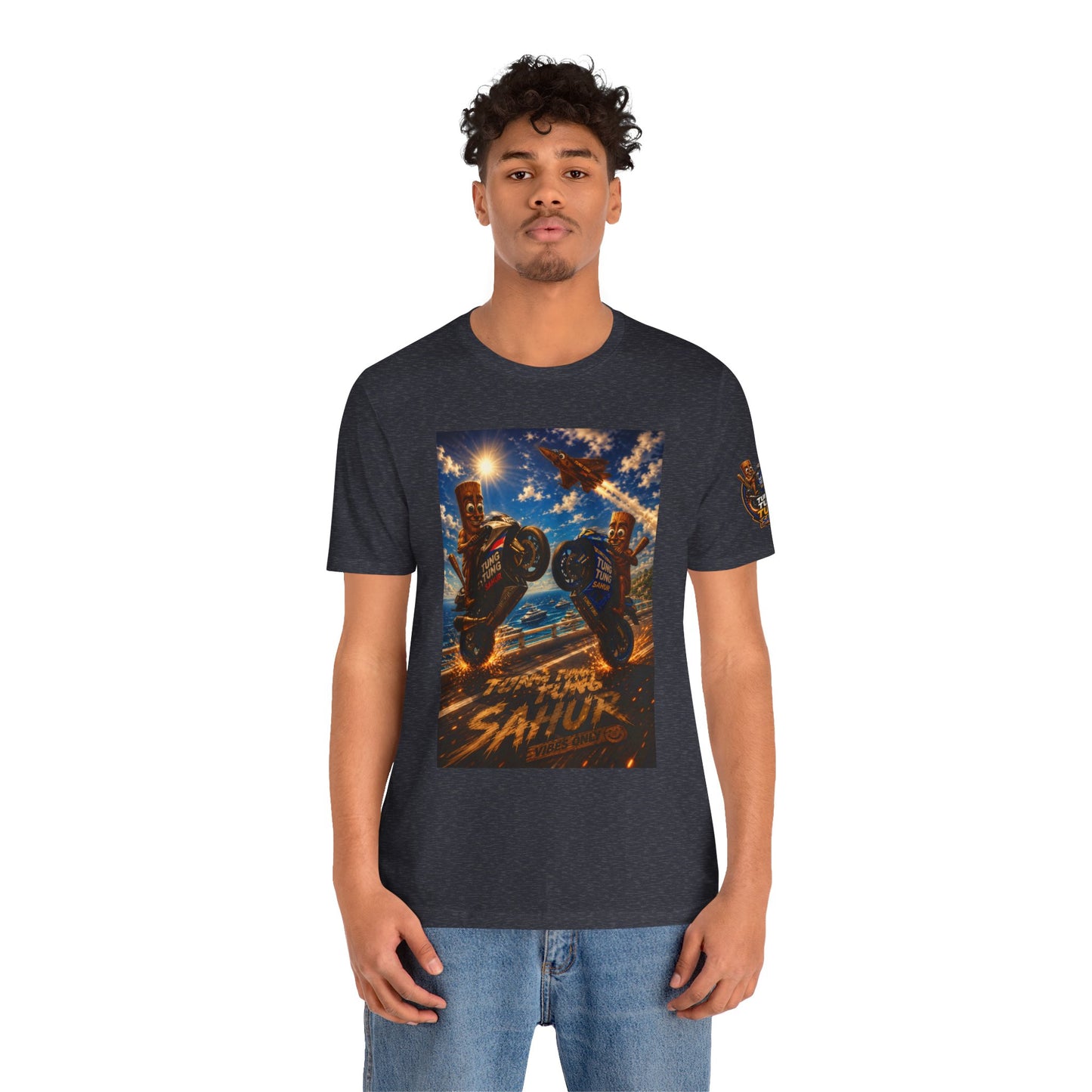 Motorcycle Stunt Tee — Sahara Riders Graphic T-Shirt