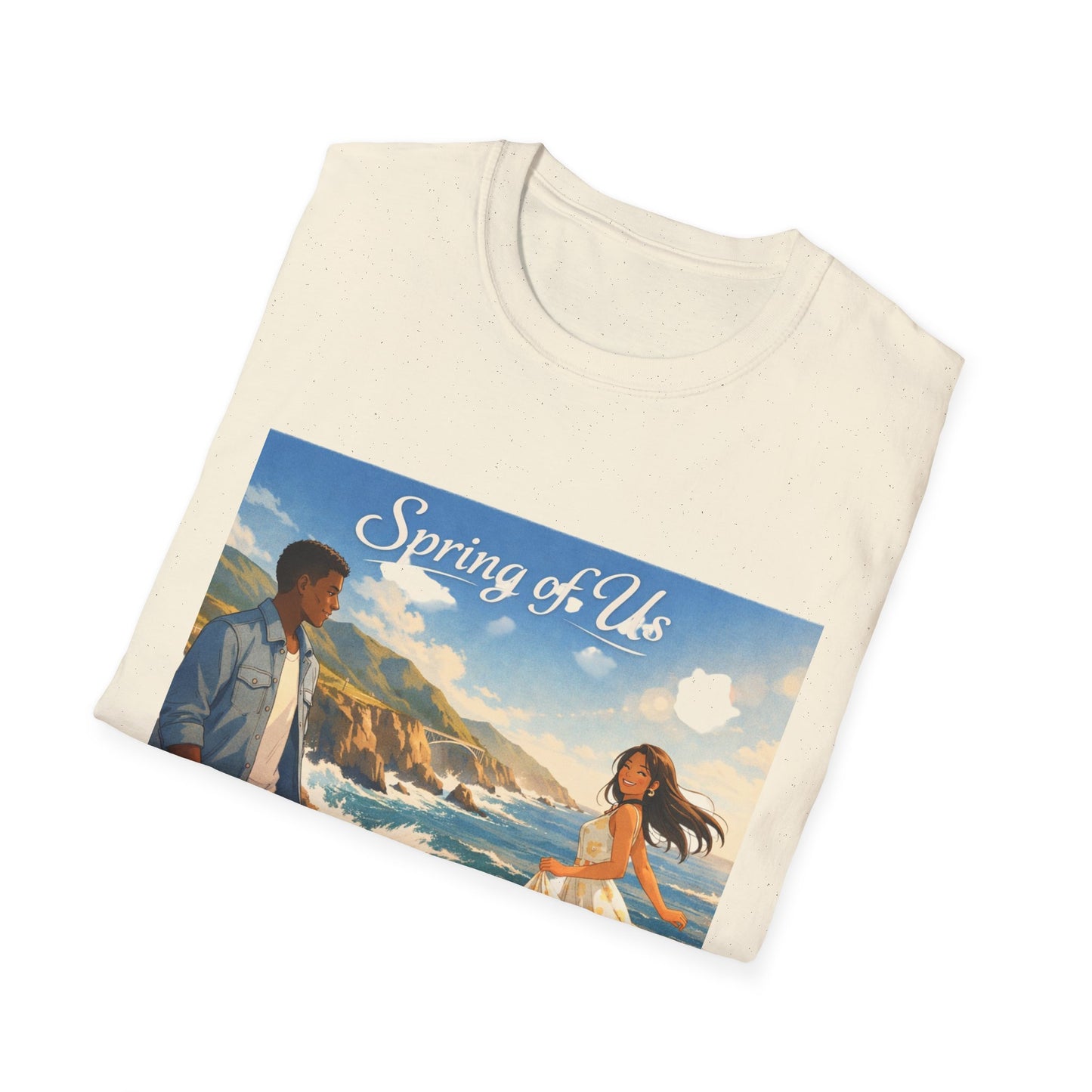 Spring of Us T-Shirt — Romantic Coastal Illustration Tee