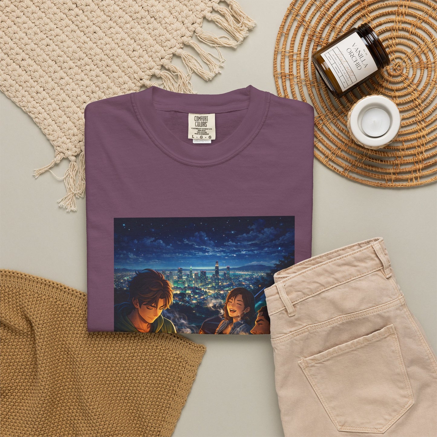 ROAD TRIP SMOKE SESSION-Unisex Garment-Dyed T-shirt
