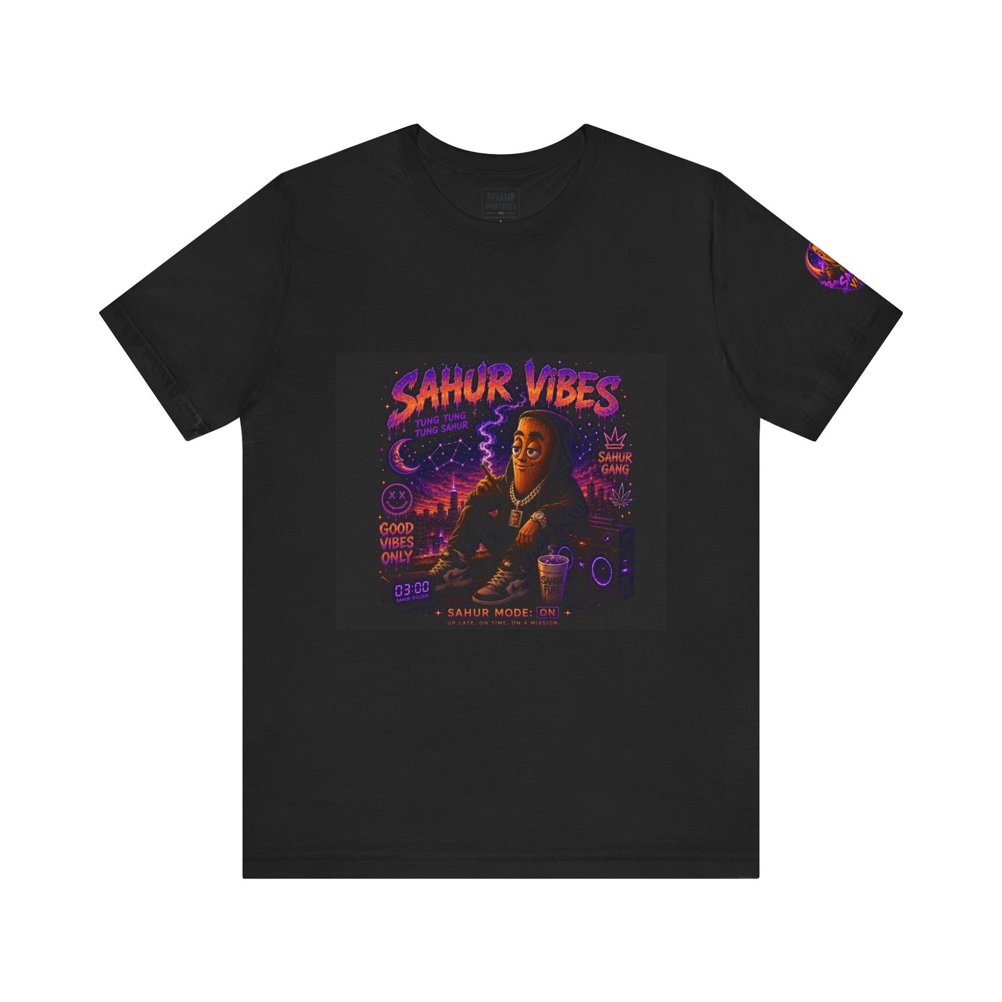 Tung Tung Tung Sahur SOLO Night Smoke DOLO Tee — Urban Chill Cartoon Design