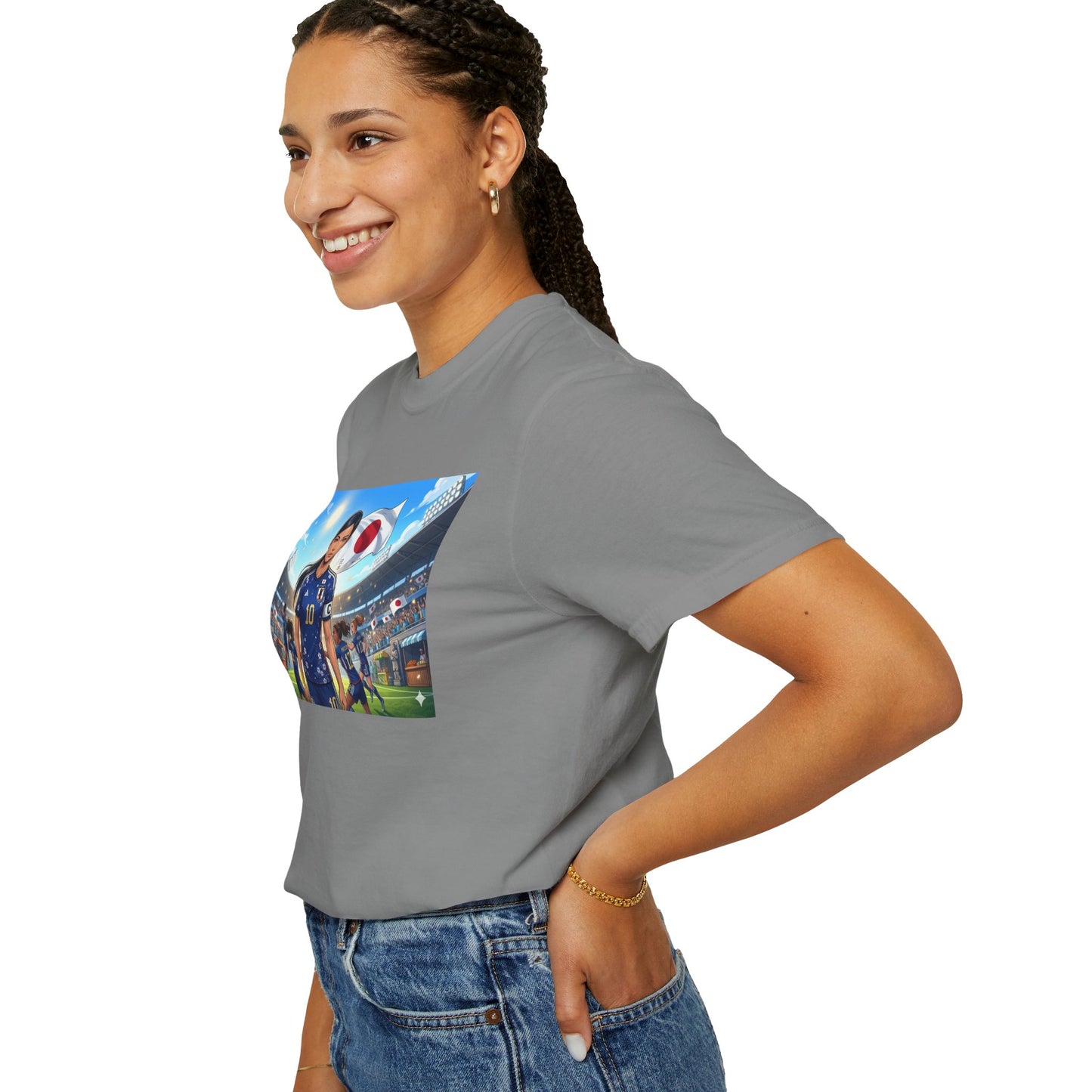 Soccer Player Japan T-Shirt — Japan Flag Soccer Fan Tee