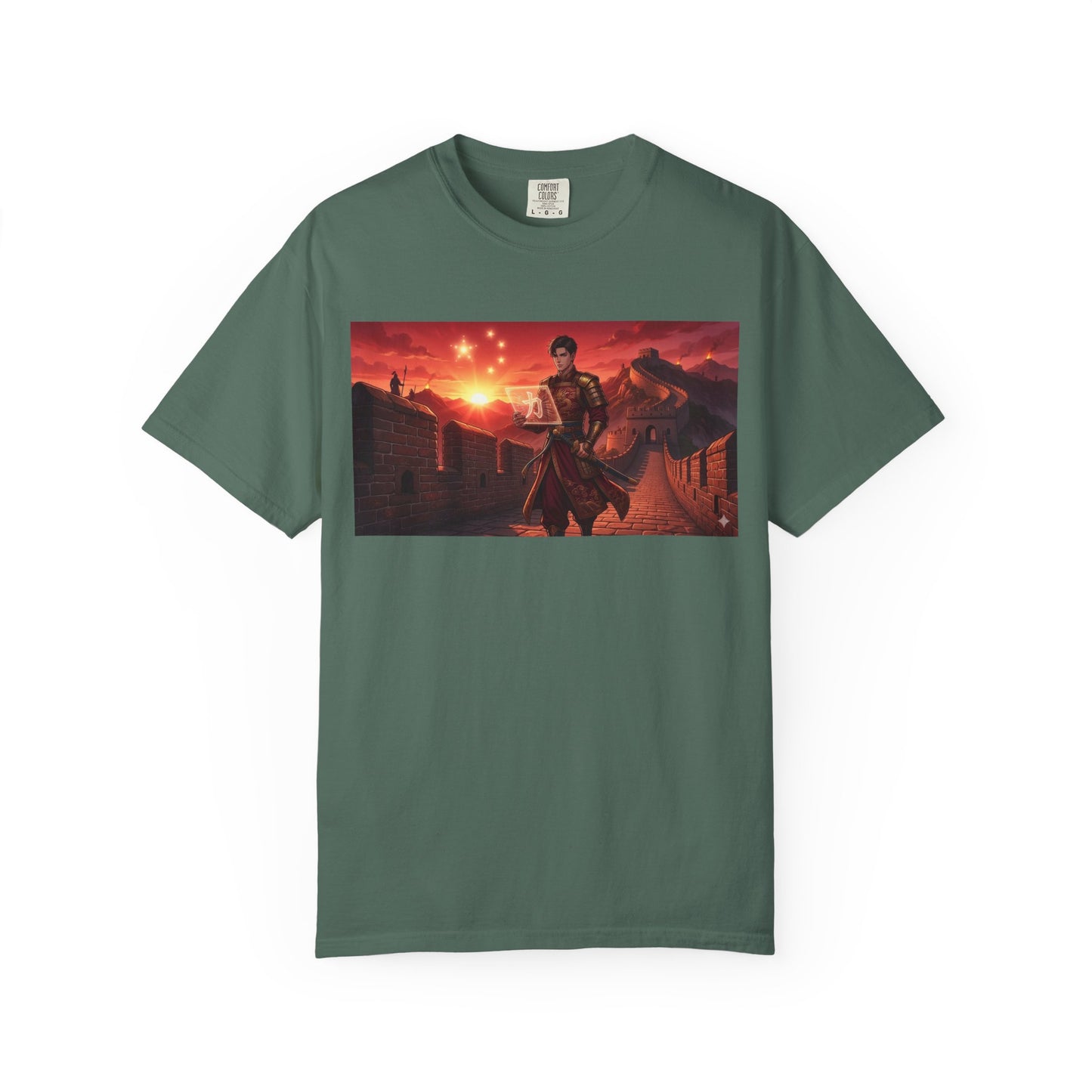 Scout Regiment Sunset T-Shirt — Anime Military Wall Scene