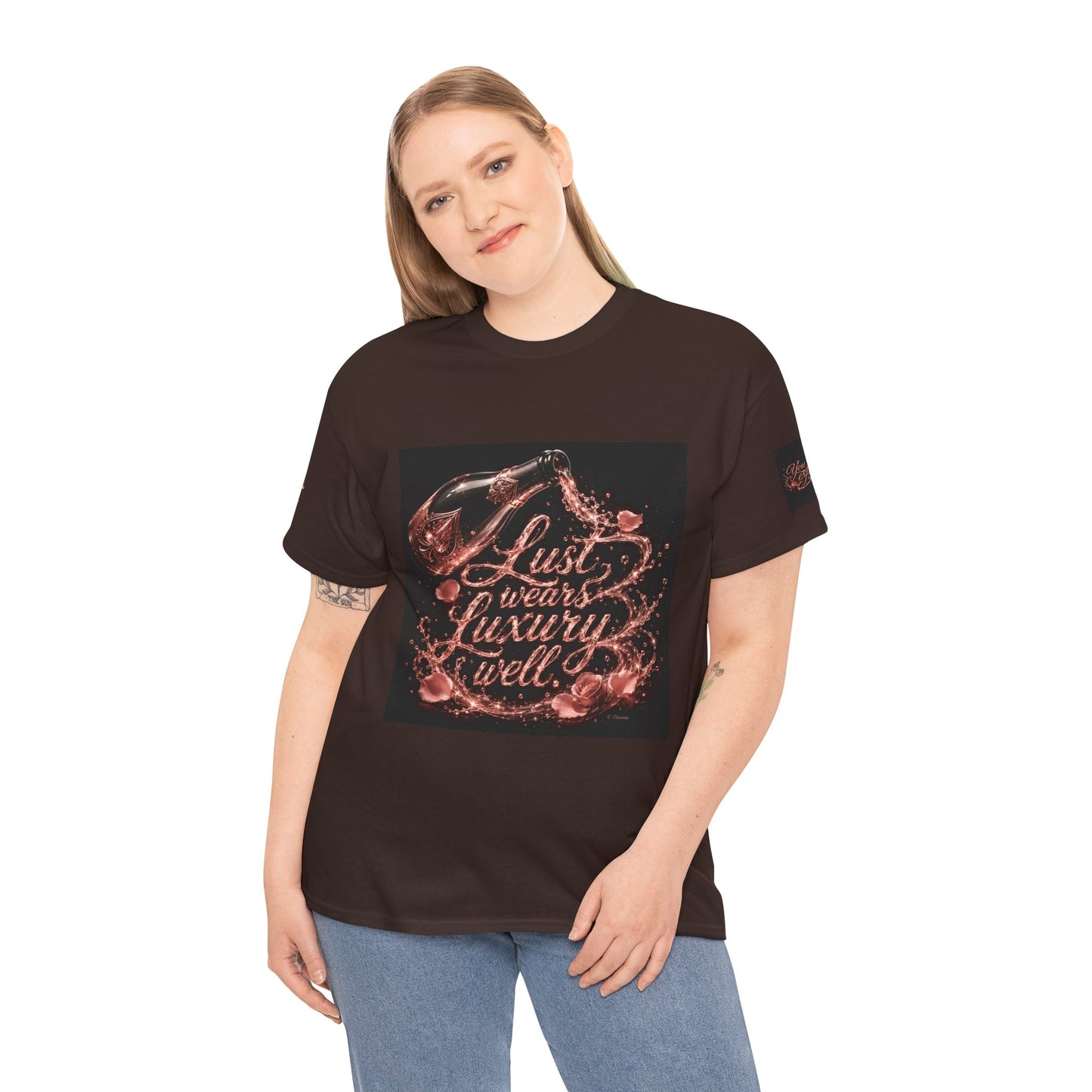 Lust Treats Luxury Well T-Shirt – Vintage Script Graphic Tee