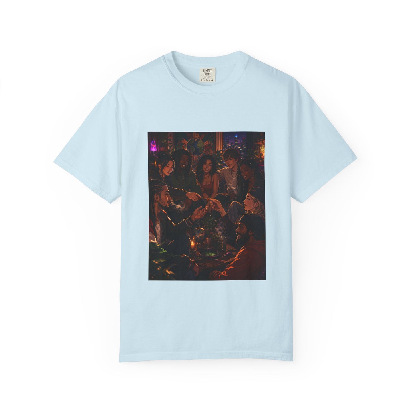 OUR MEMORIES - Vintage Night Party Scene T-Shirt