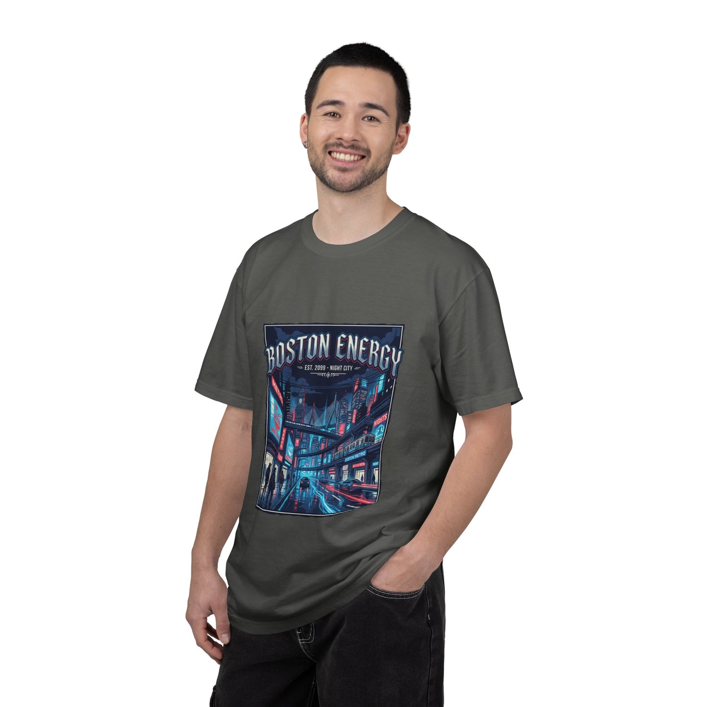 Boston Energy Graphic T-Shirt — Neon City Streetwear
