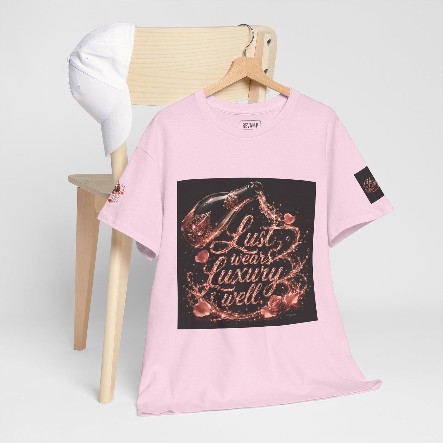 Lust Treats Luxury Well T-Shirt – Vintage Script Graphic Tee