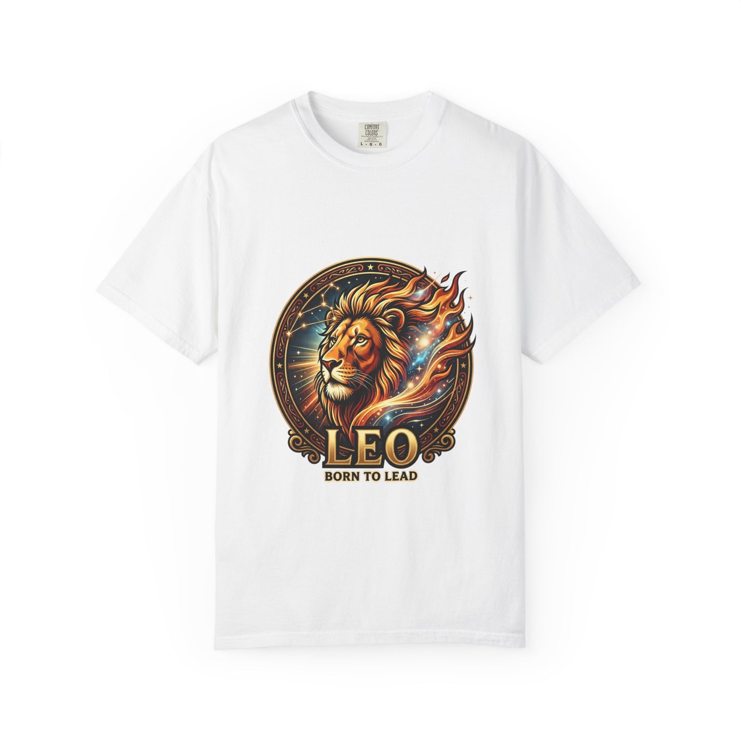 Leo 'Born to Lead' T-Shirt — Bold Zodiac Lion Graphic Tee