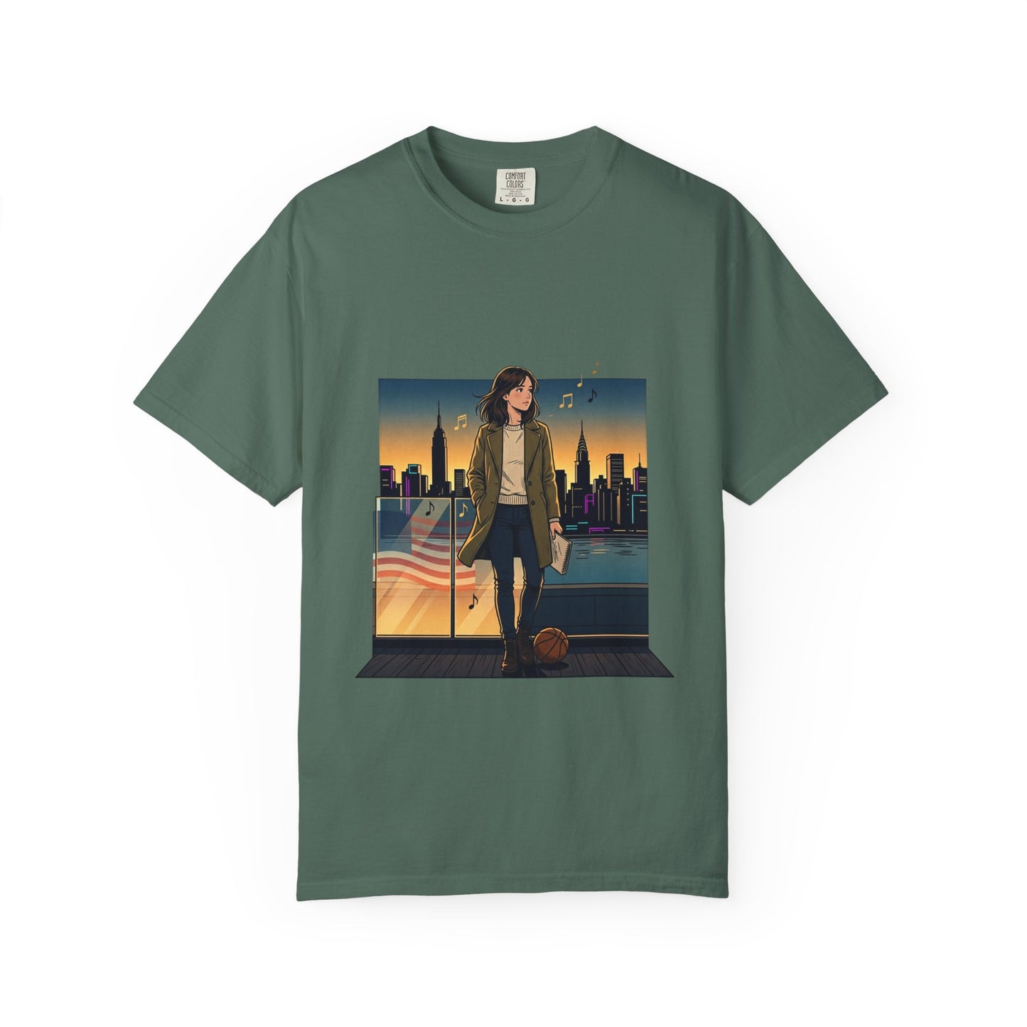 GLOBAL ENERGY: HER CITY, HER STORY— City Sunset Graphic T-Shirt
