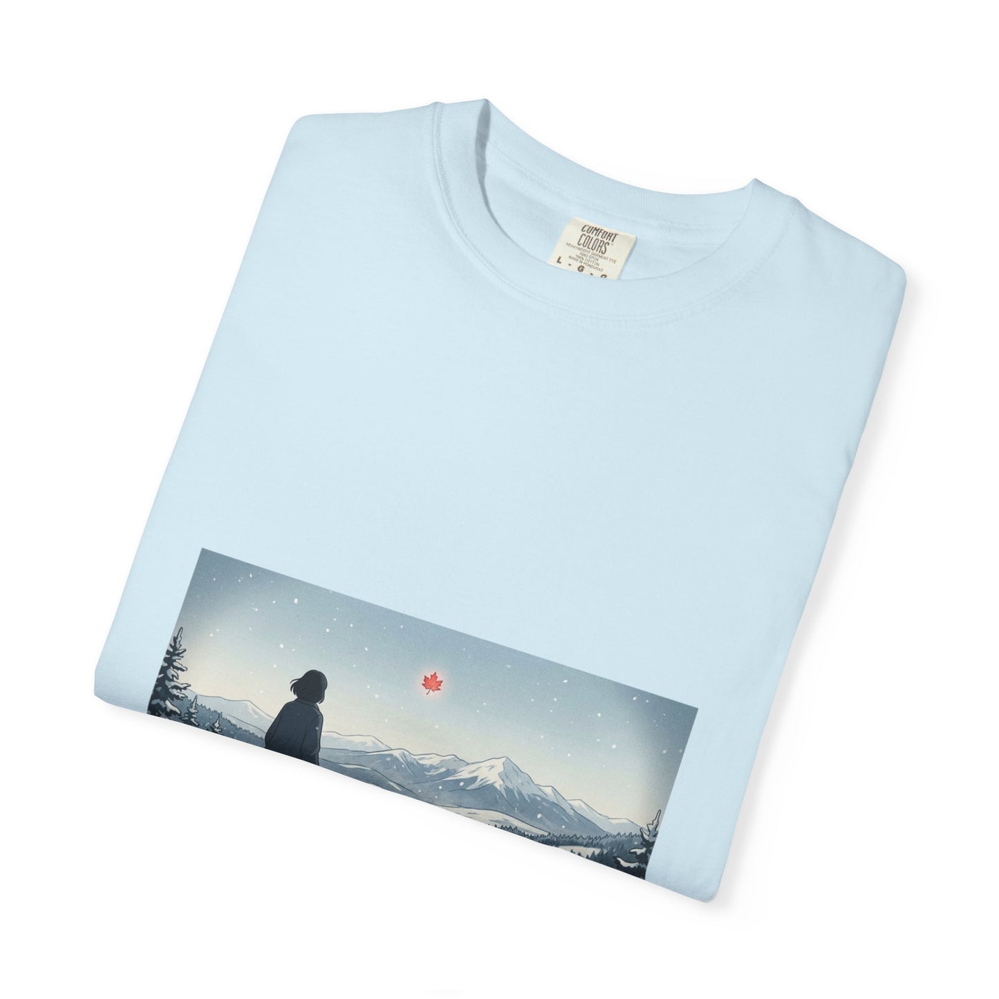 T-Shirt — Wanderer in Snowy Mountains Graphic Tee