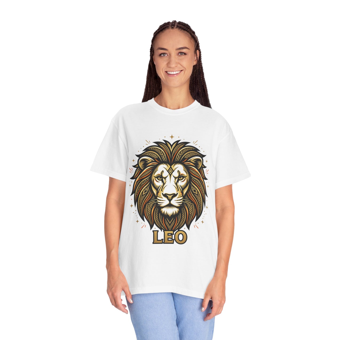 Leo Zodiac Lion T-Shirt — Bold Astrology Graphic Tee