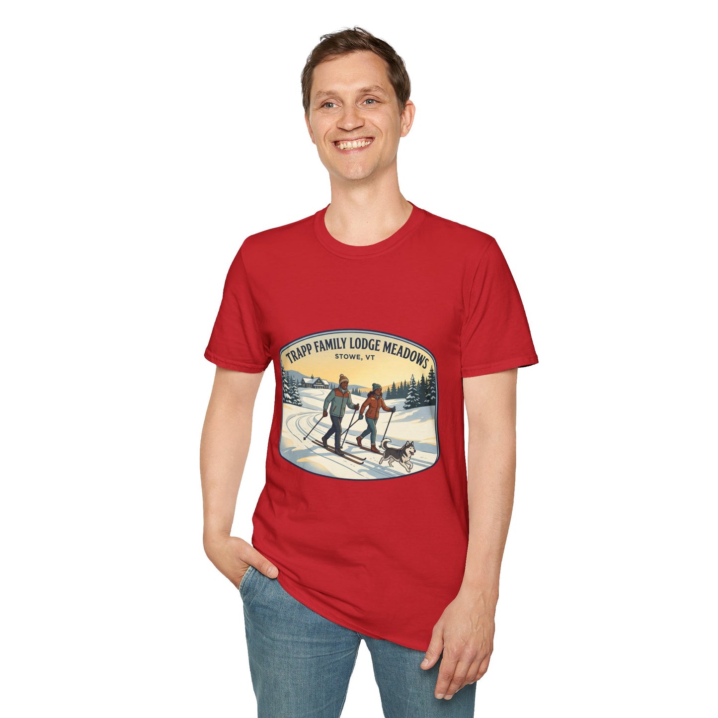 Trapp Family Lodge Meadows Skiing T-Shirt