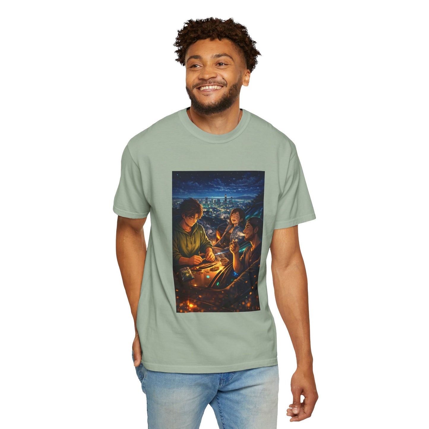 ROAD TRIP SMOKE SESSION-Unisex Garment-Dyed T-shirt