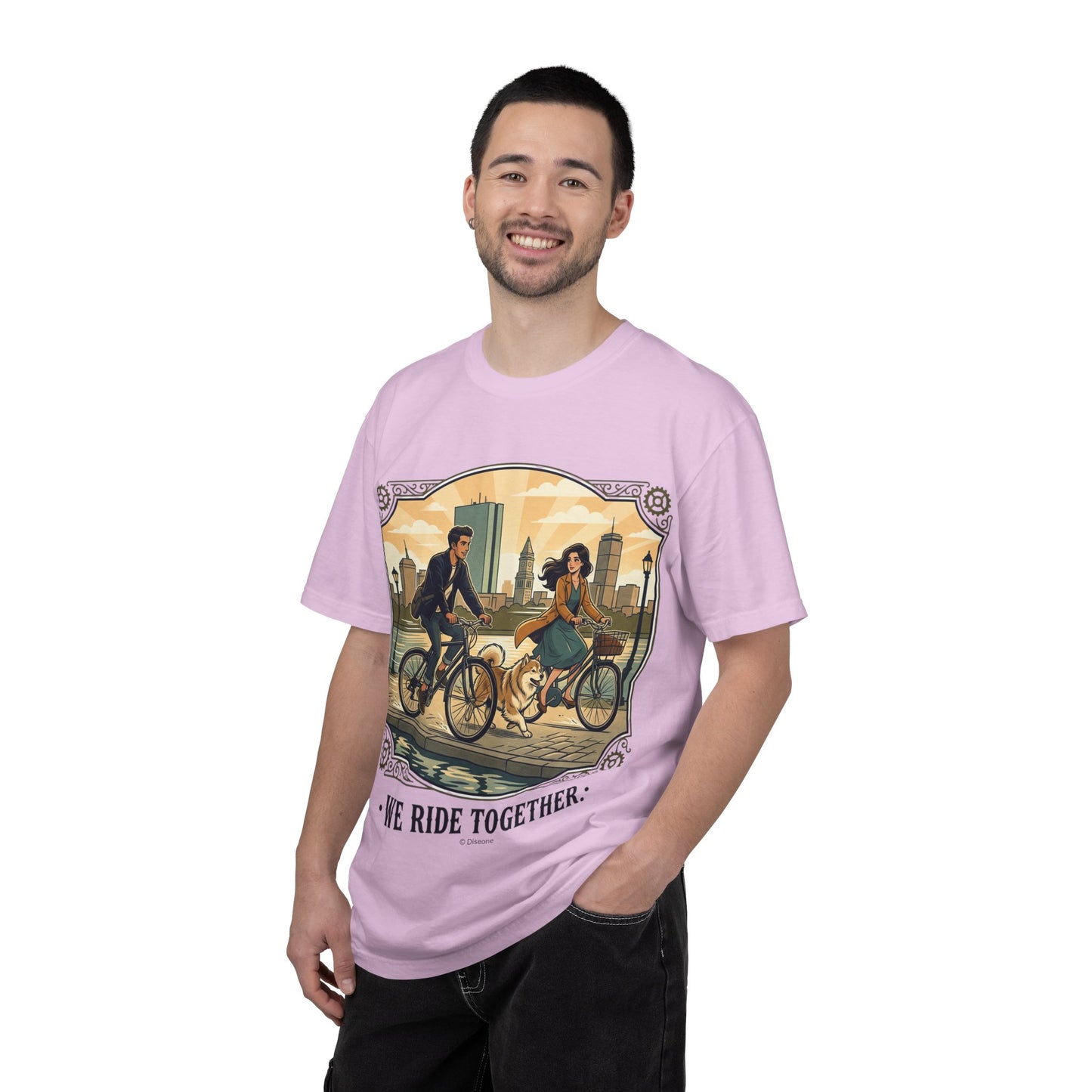 We Ride Together Bicycle Couple T-Shirt
