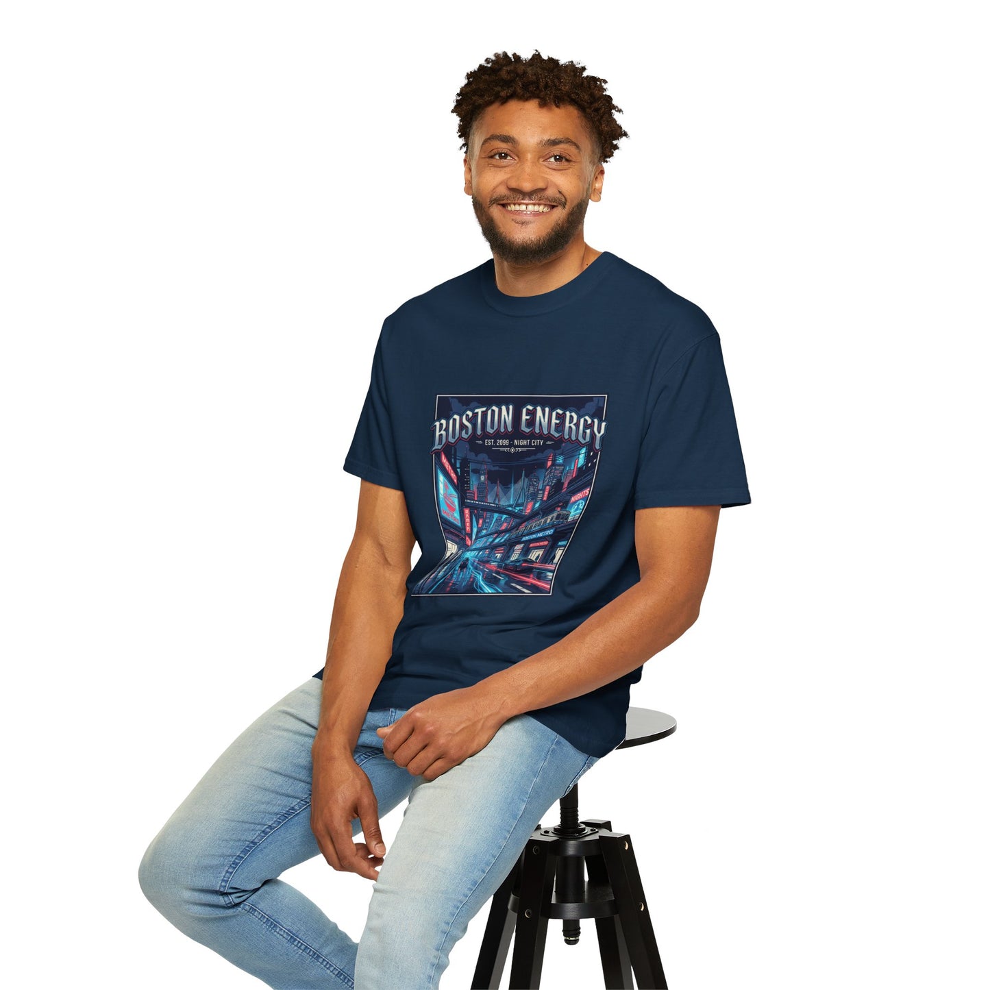 Boston Energy Graphic T-Shirt — Neon City Streetwear
