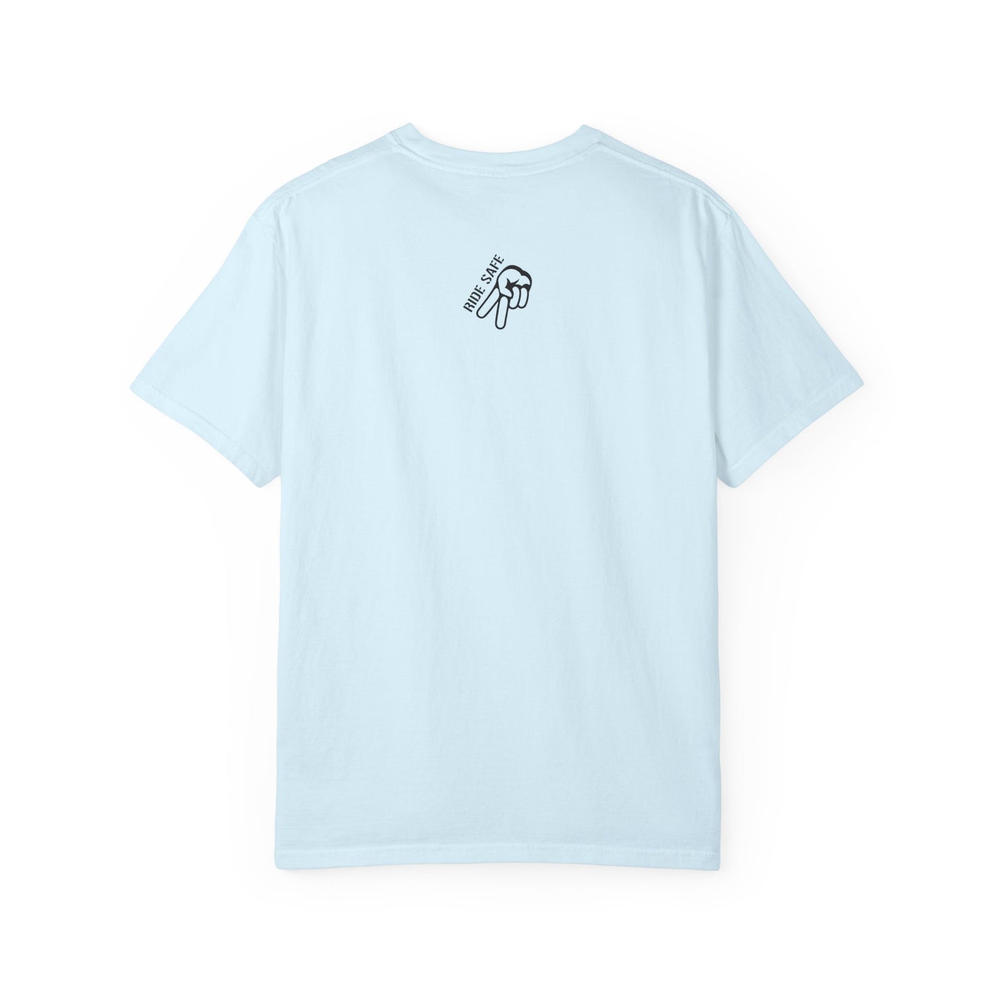 Motorcycle Sunset T-Shirt — Two Bikes Riding Into the Horizon