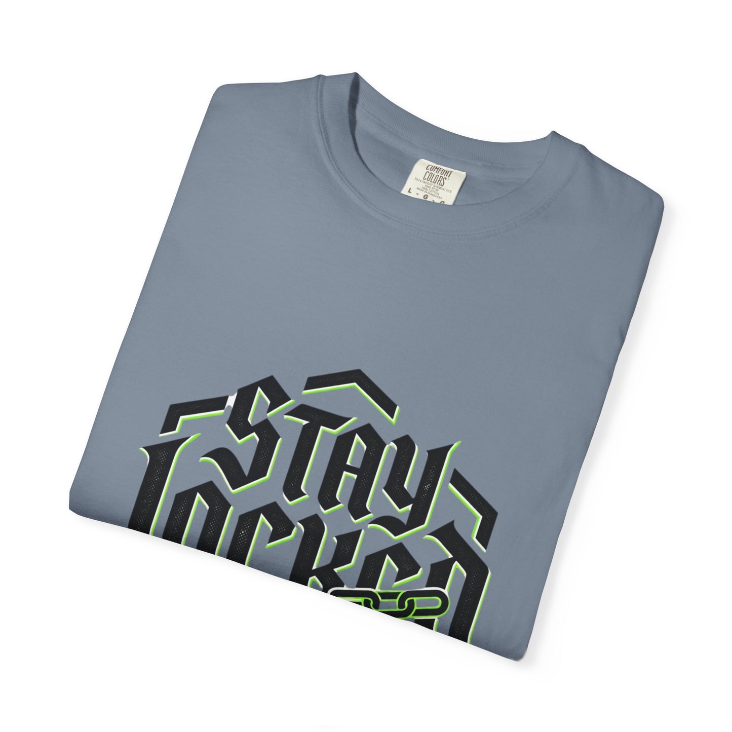 Stay Locked T-Shirt — Hexagonal Streetwear Graphic Tee