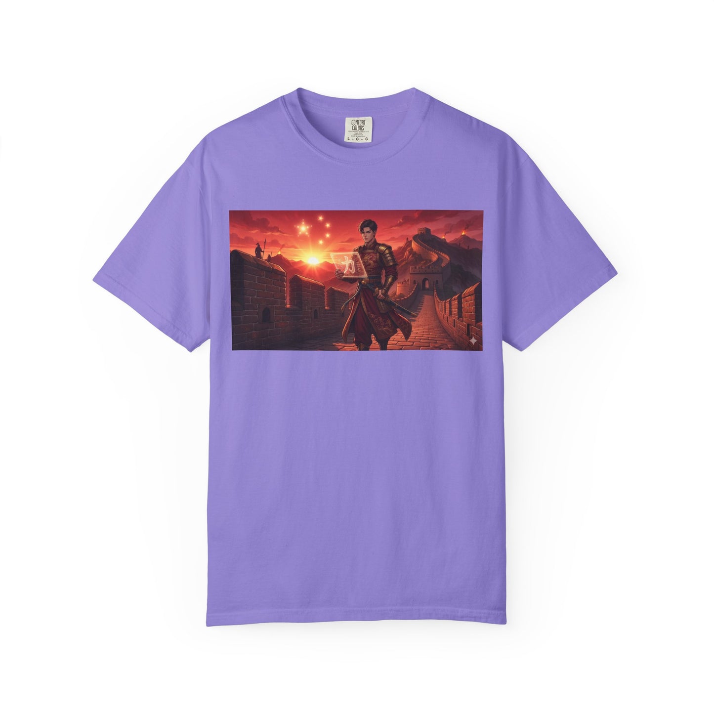 Scout Regiment Sunset T-Shirt — Anime Military Wall Scene
