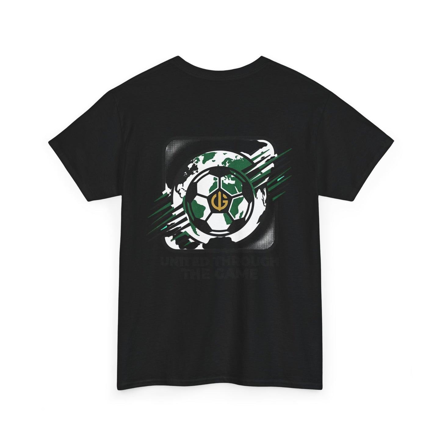 Soccer T-Shirt — "United Through the Game" Graphic Tee