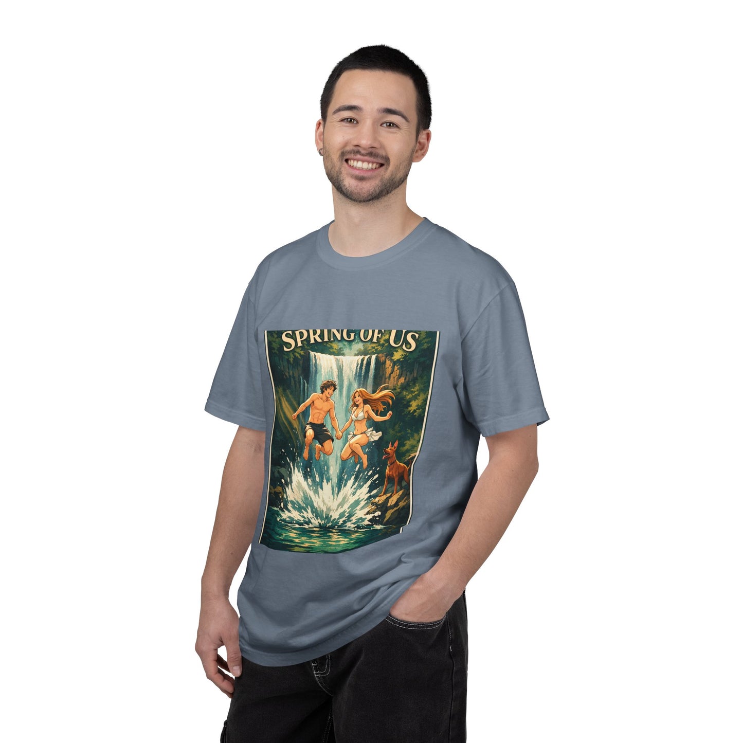 Vintage 'Spring of Us' Waterfall Graphic T-Shirt