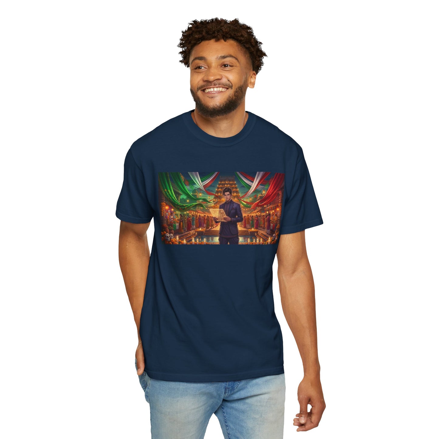 Mexican Festival Night T-Shirt — Cinematic Streets Graphic Tee
