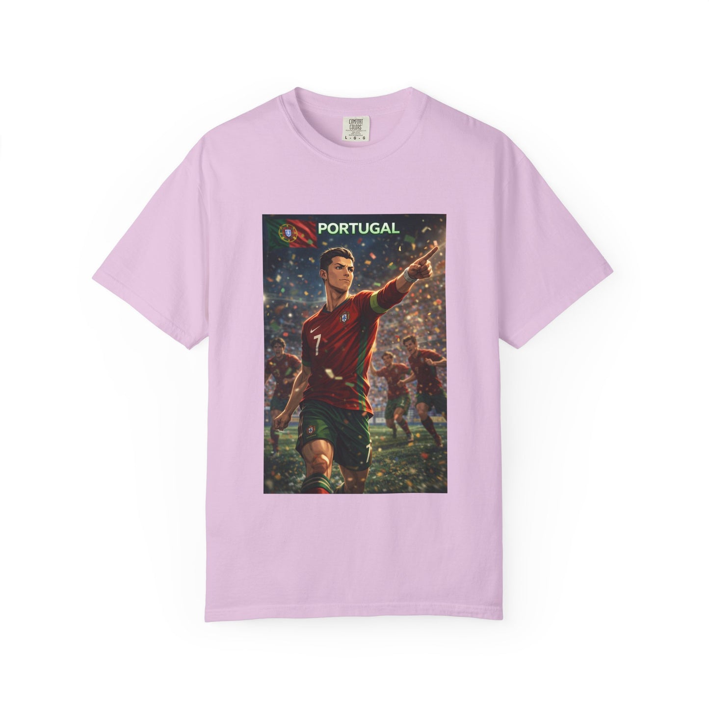 Portugal Soccer Poster T-Shirt — Cristiano Ronaldo Tribute Tee