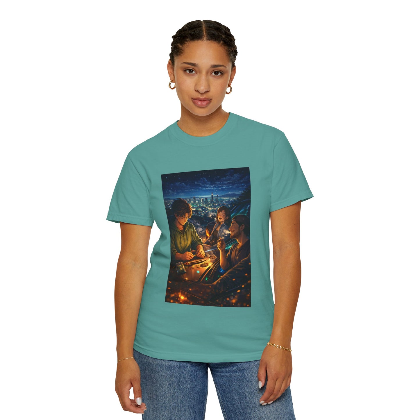 ROAD TRIP SMOKE SESSION-Unisex Garment-Dyed T-shirt